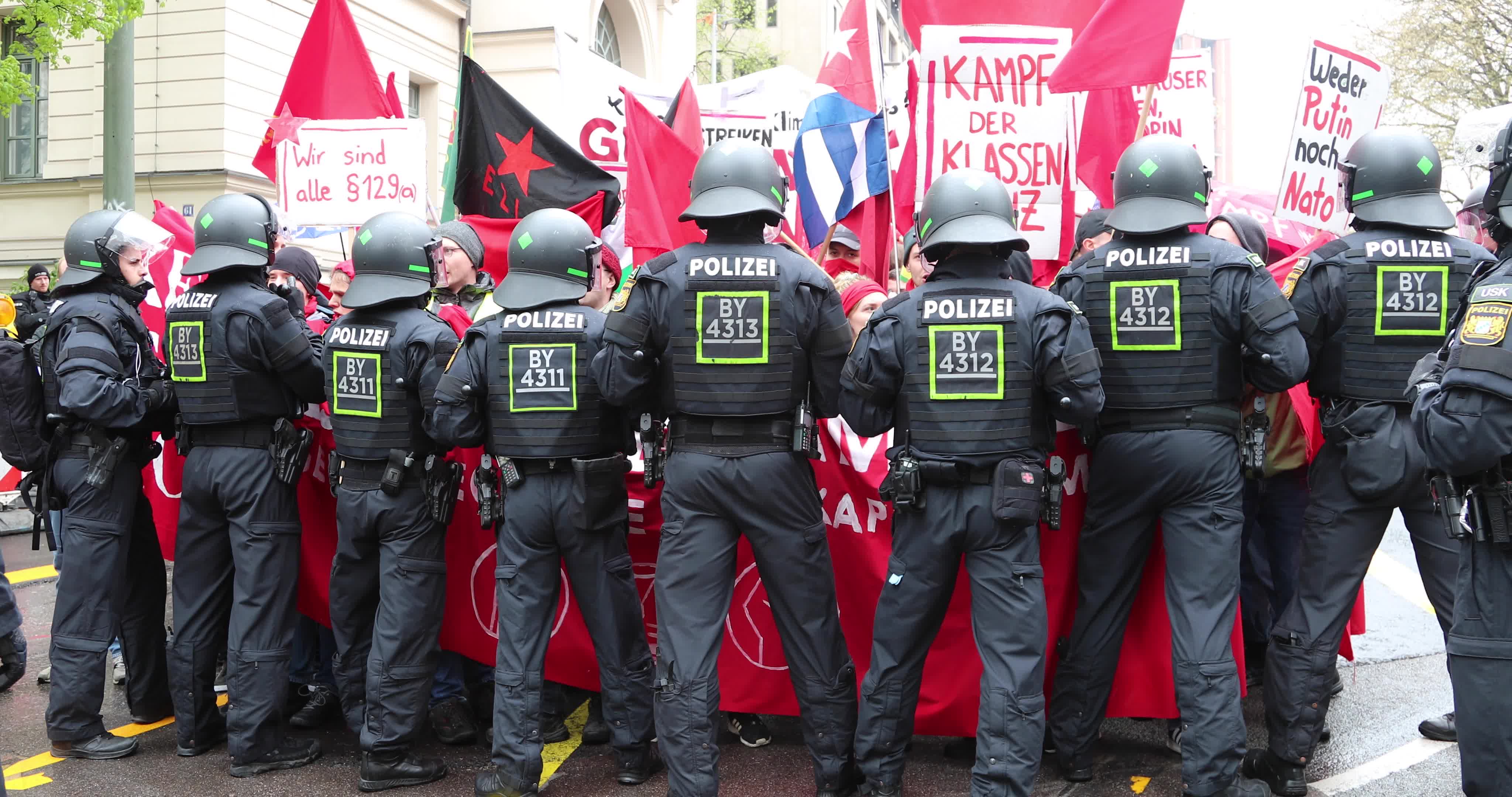 Anticapitalist Labor Day Demo in Munich