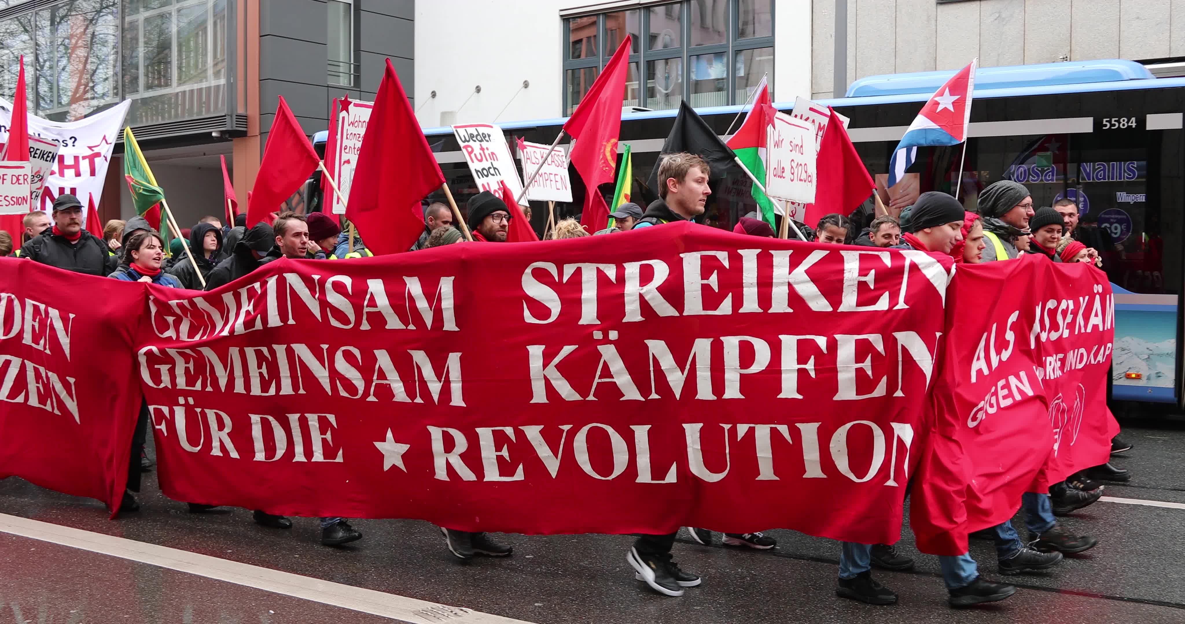 Anticapitalist Labor Day Demo in Munich