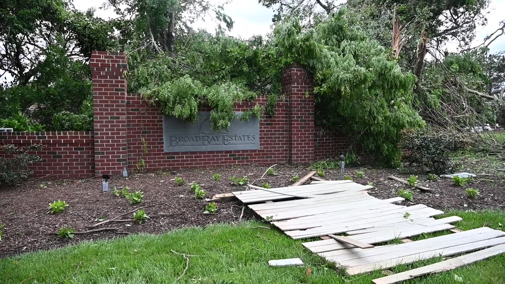 Aftermath of EF3 Tornado in Virginia Beach