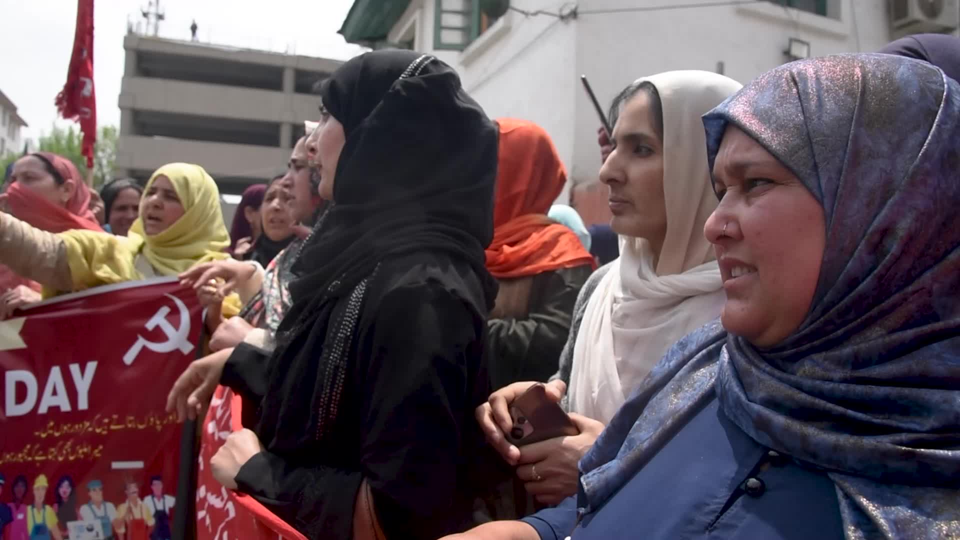 International Labour Day in Srinagar, Jammu and Kashmir, India.