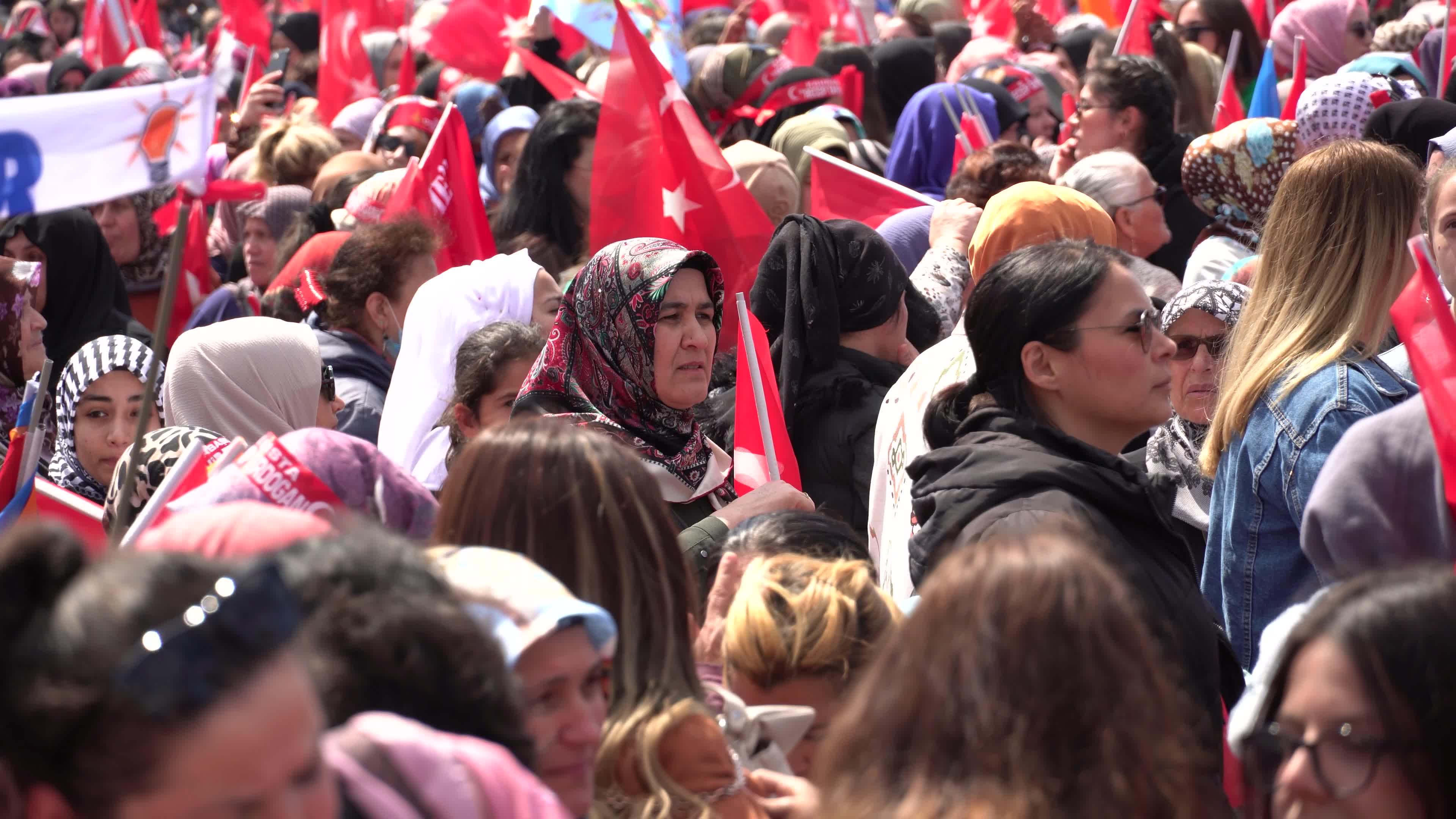 Turkish President Recep Tayyip Erdogan general elections campaign rally, Izmir, Turkey - 29 Apr 2023
