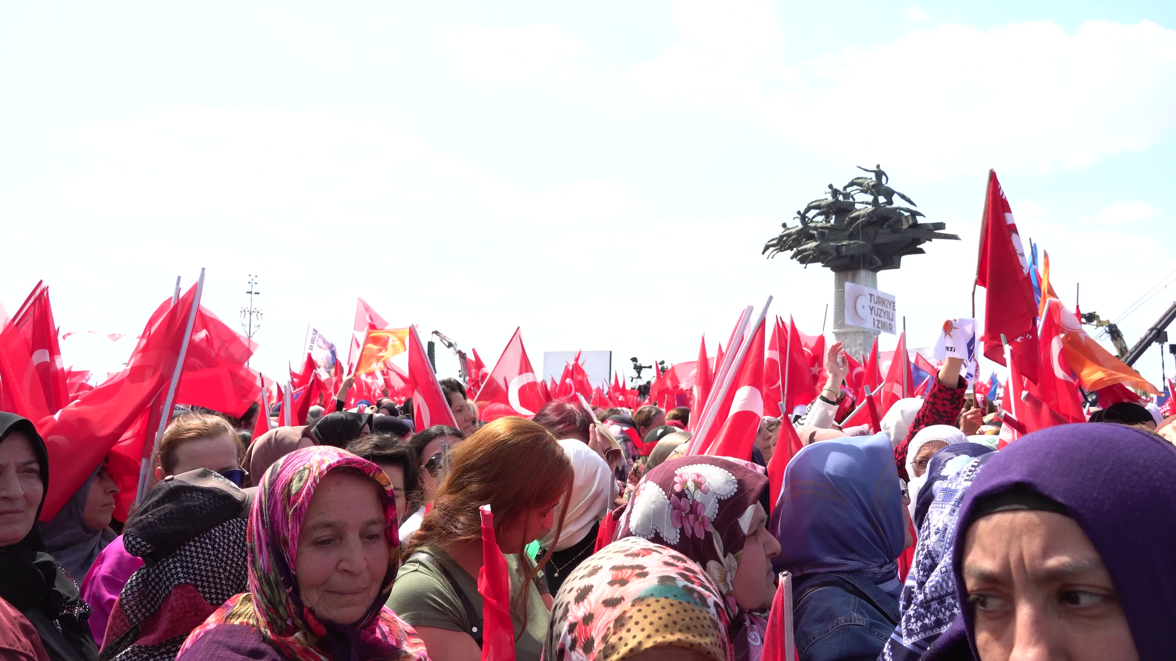 Turkish President Recep Tayyip Erdogan general elections campaign rally, Izmir, Turkey - 29 Apr 2023
