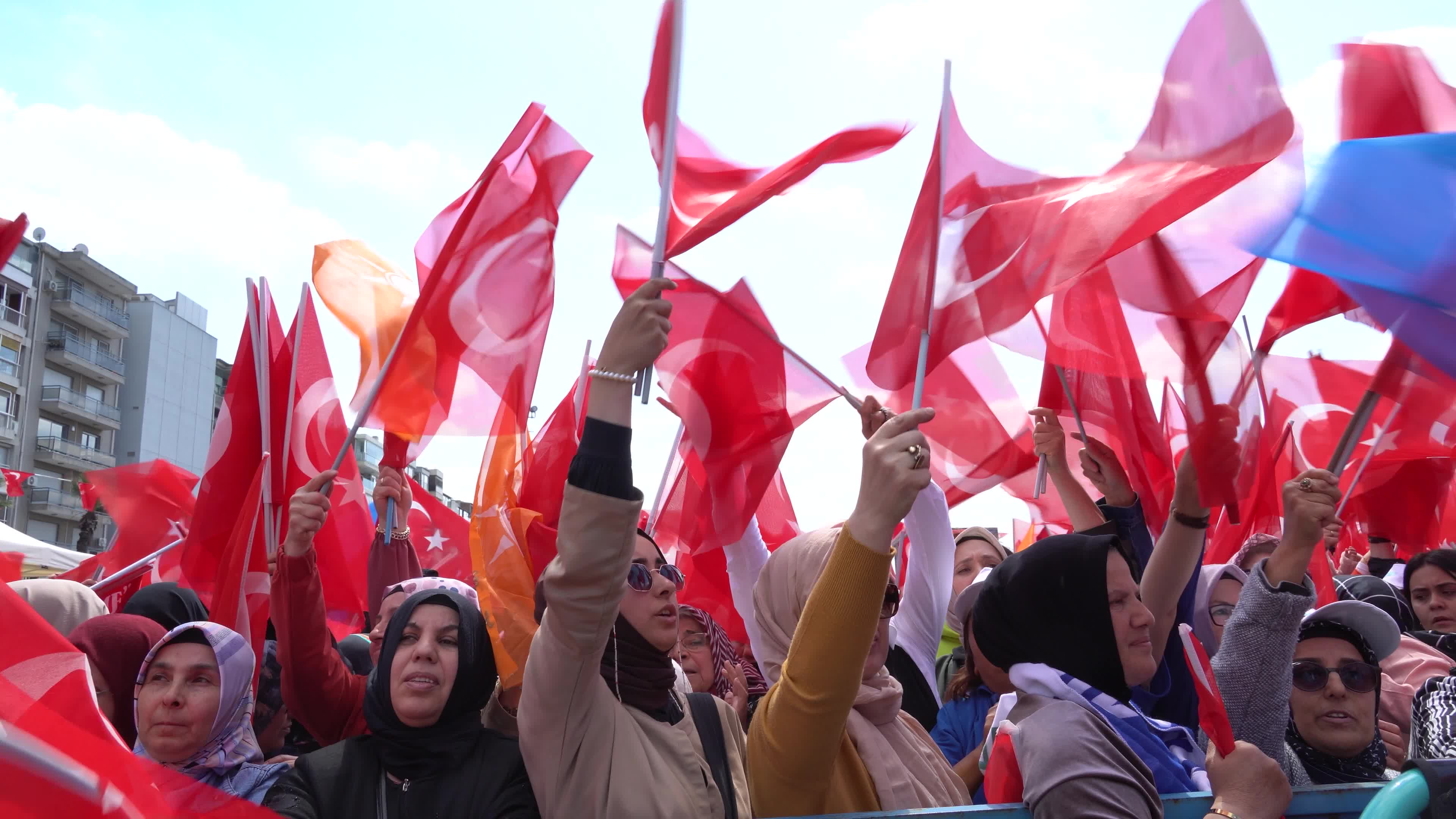 Turkish President Recep Tayyip Erdogan general elections campaign rally, Izmir, Turkey - 29 Apr 2023
