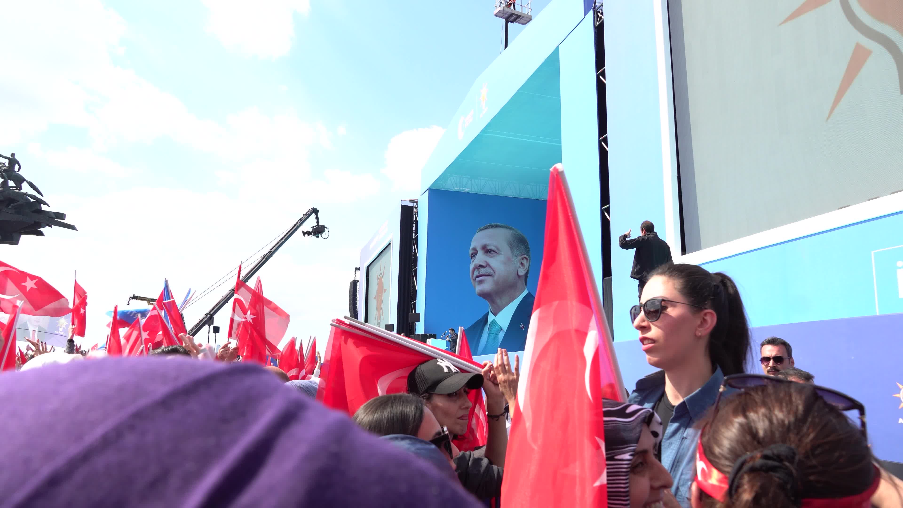 Turkish President Recep Tayyip Erdogan general elections campaign rally, Izmir, Turkey - 29 Apr 2023
