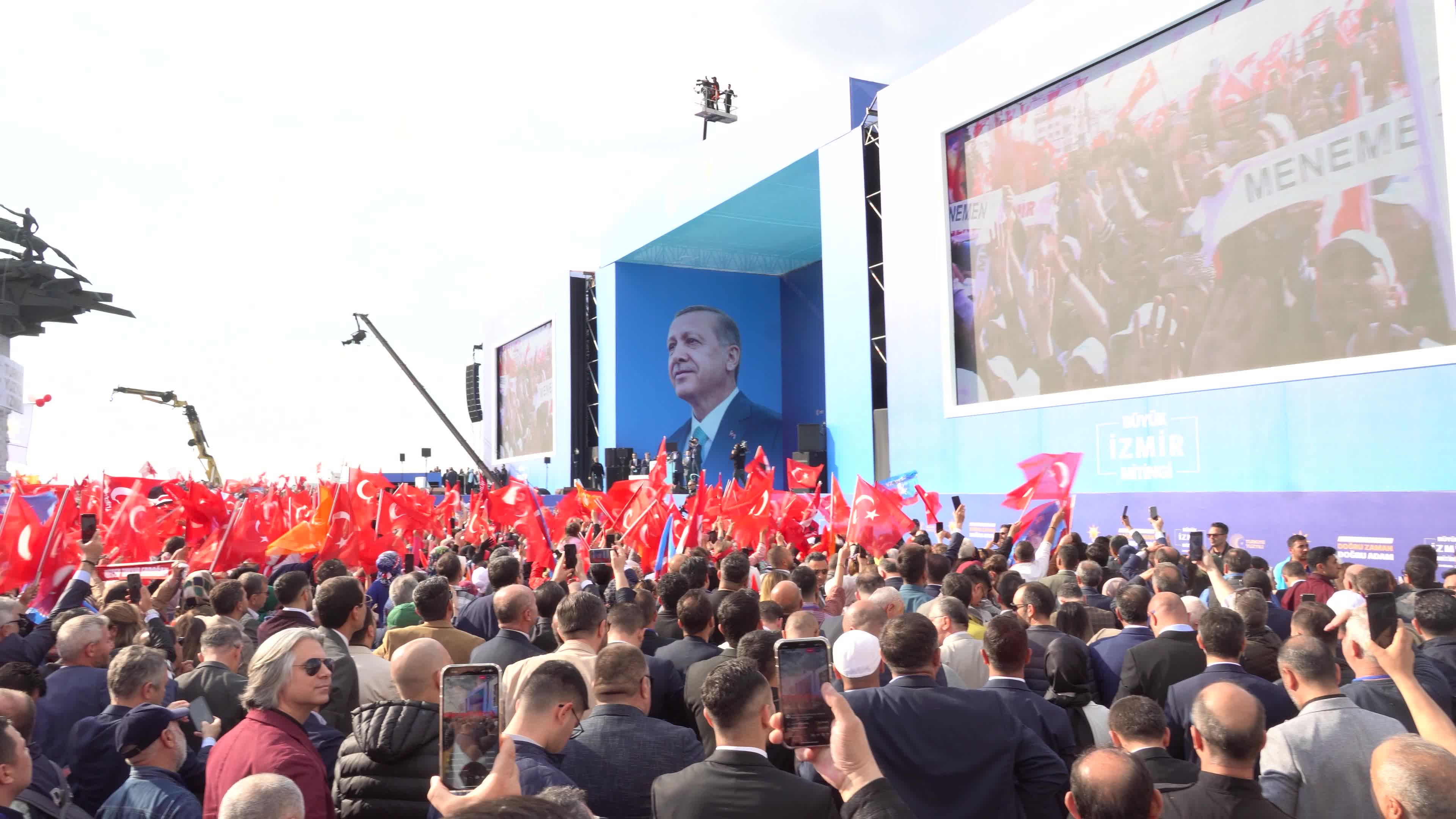 Turkish President Recep Tayyip Erdogan general elections campaign rally, Izmir, Turkey - 29 Apr 2023
