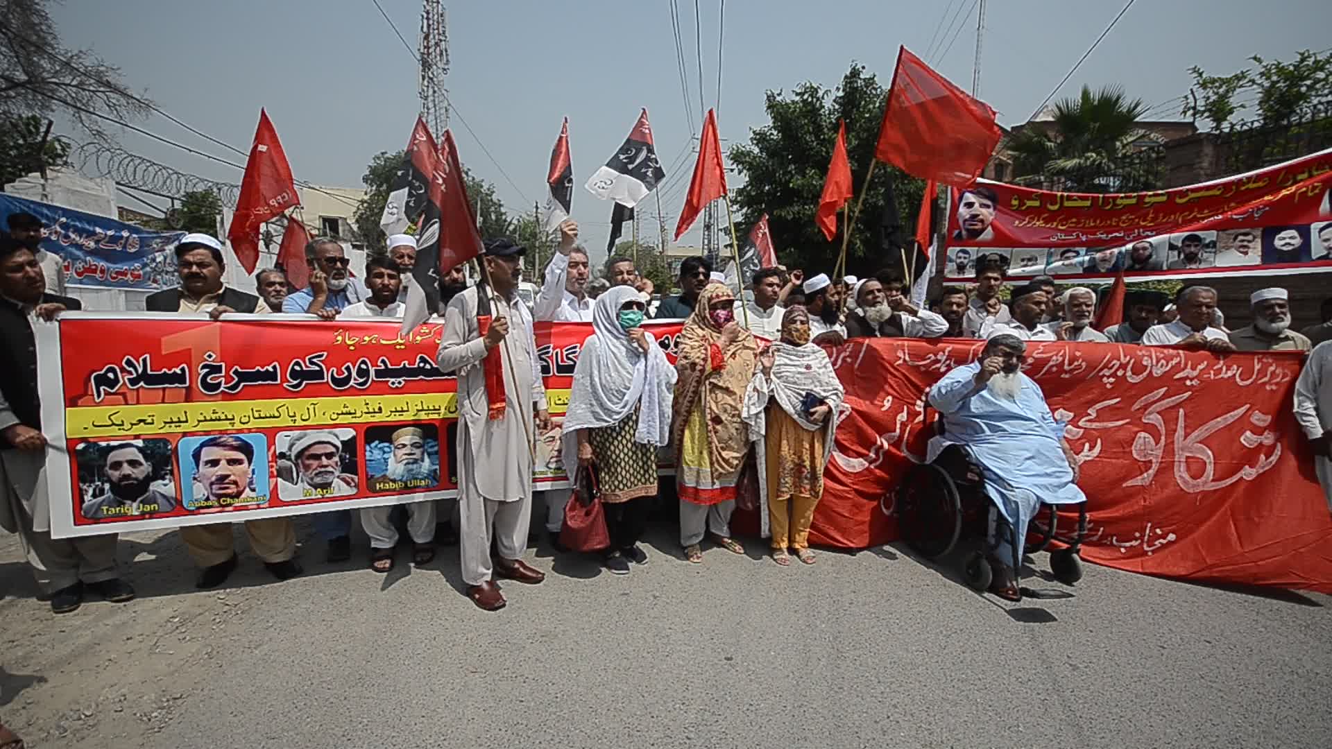 International Labour Day, at Peshawar