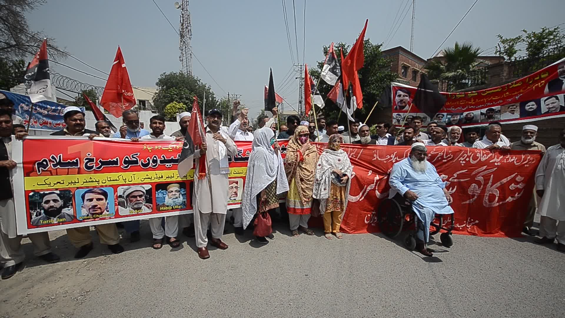 International Labour Day, at Peshawar