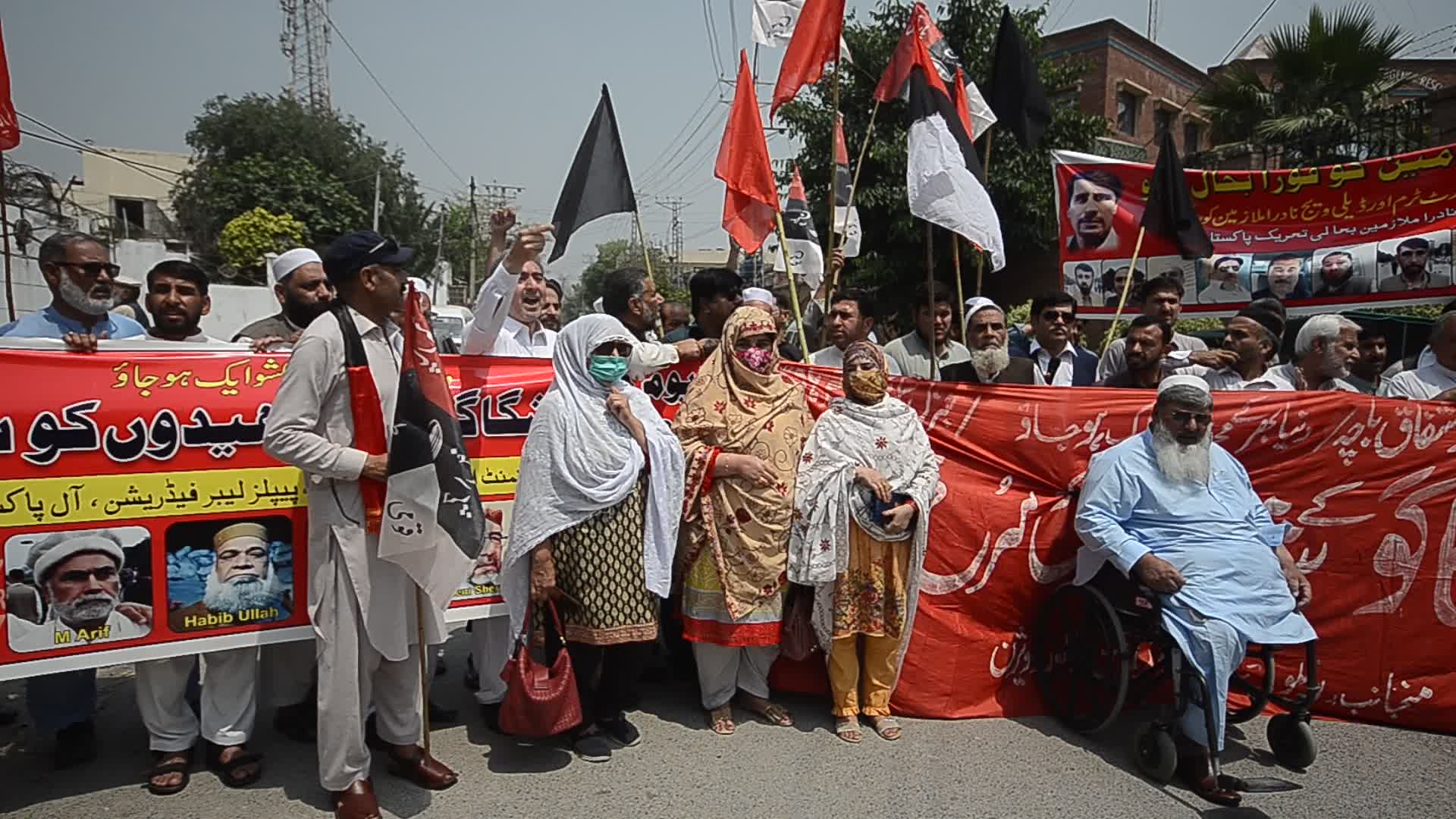 International Labour Day, at Peshawar