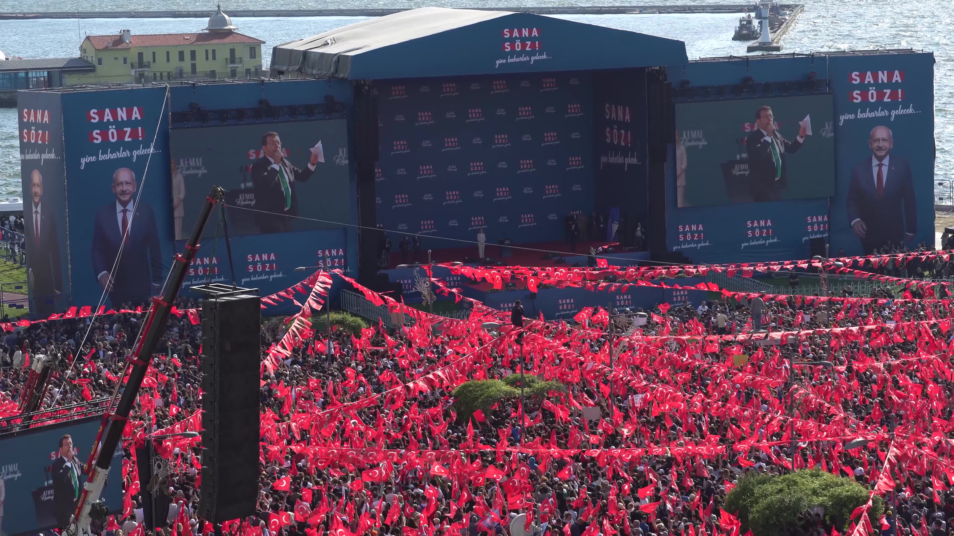 Nation Alliance rally in Gundogdu Square, Izmir, Turkey - 30 Apr 2023