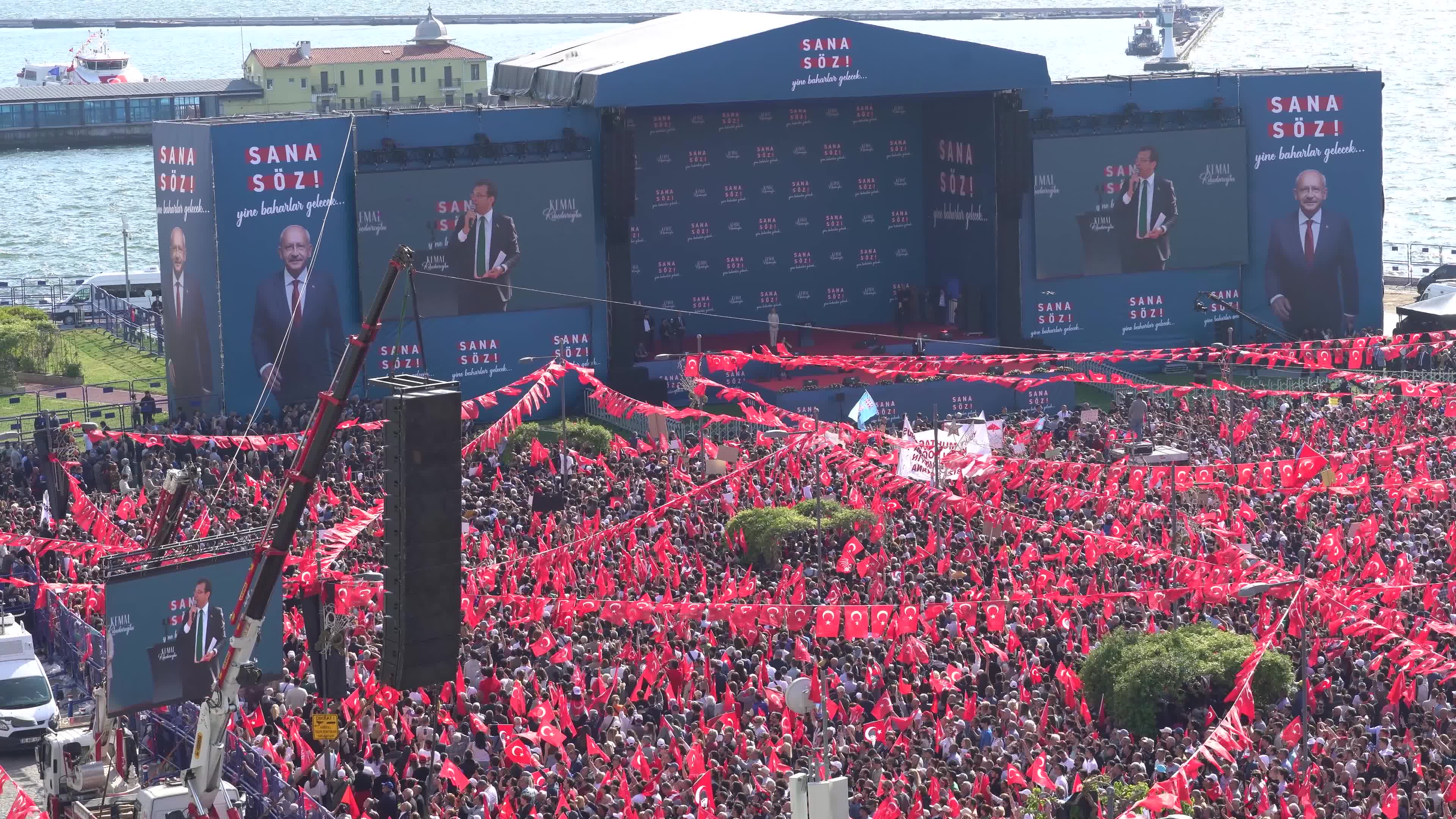 Nation Alliance rally in Gundogdu Square, Izmir, Turkey - 30 Apr 2023