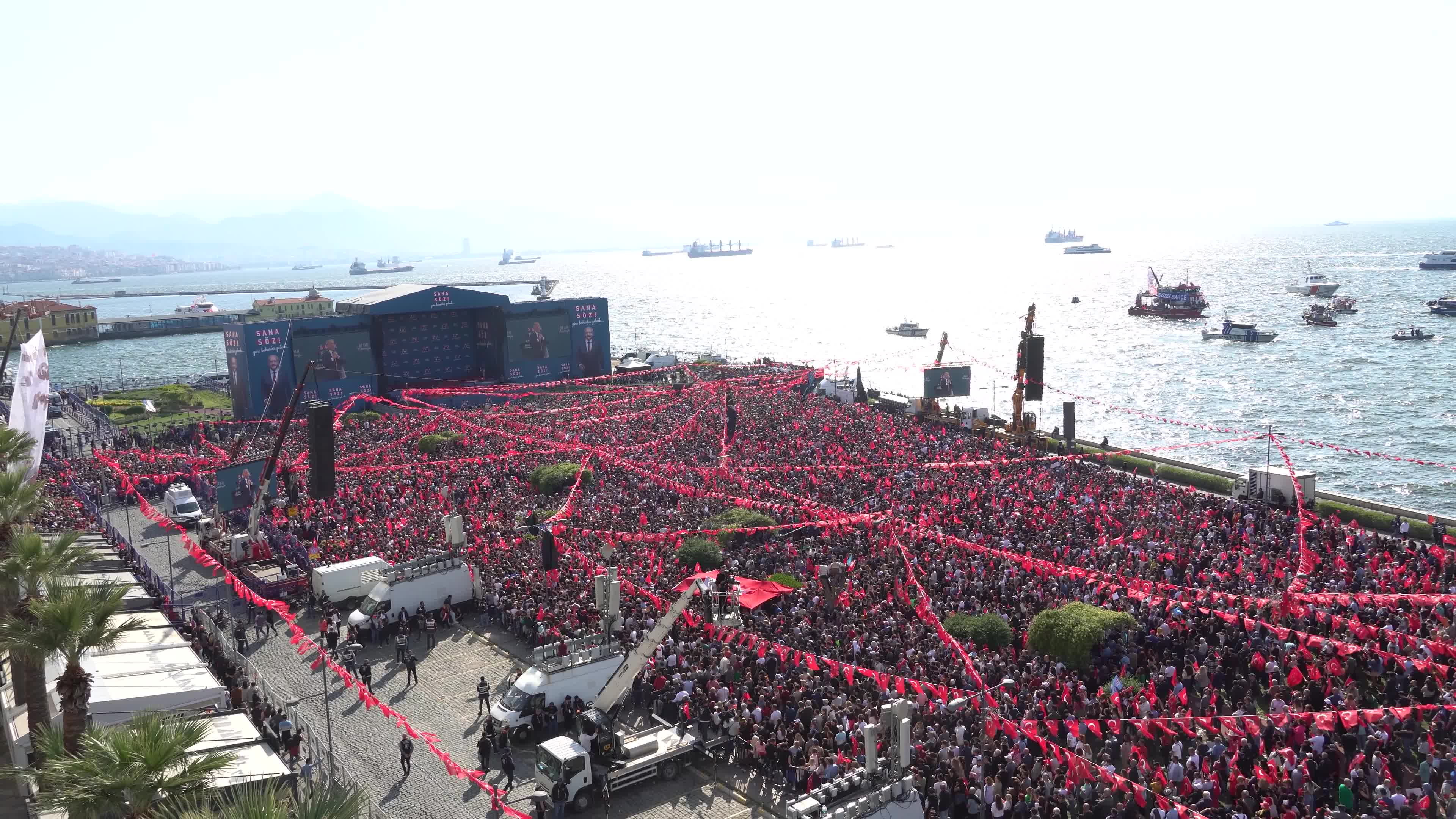 Nation Alliance rally in Gundogdu Square, Izmir, Turkey - 30 Apr 2023
