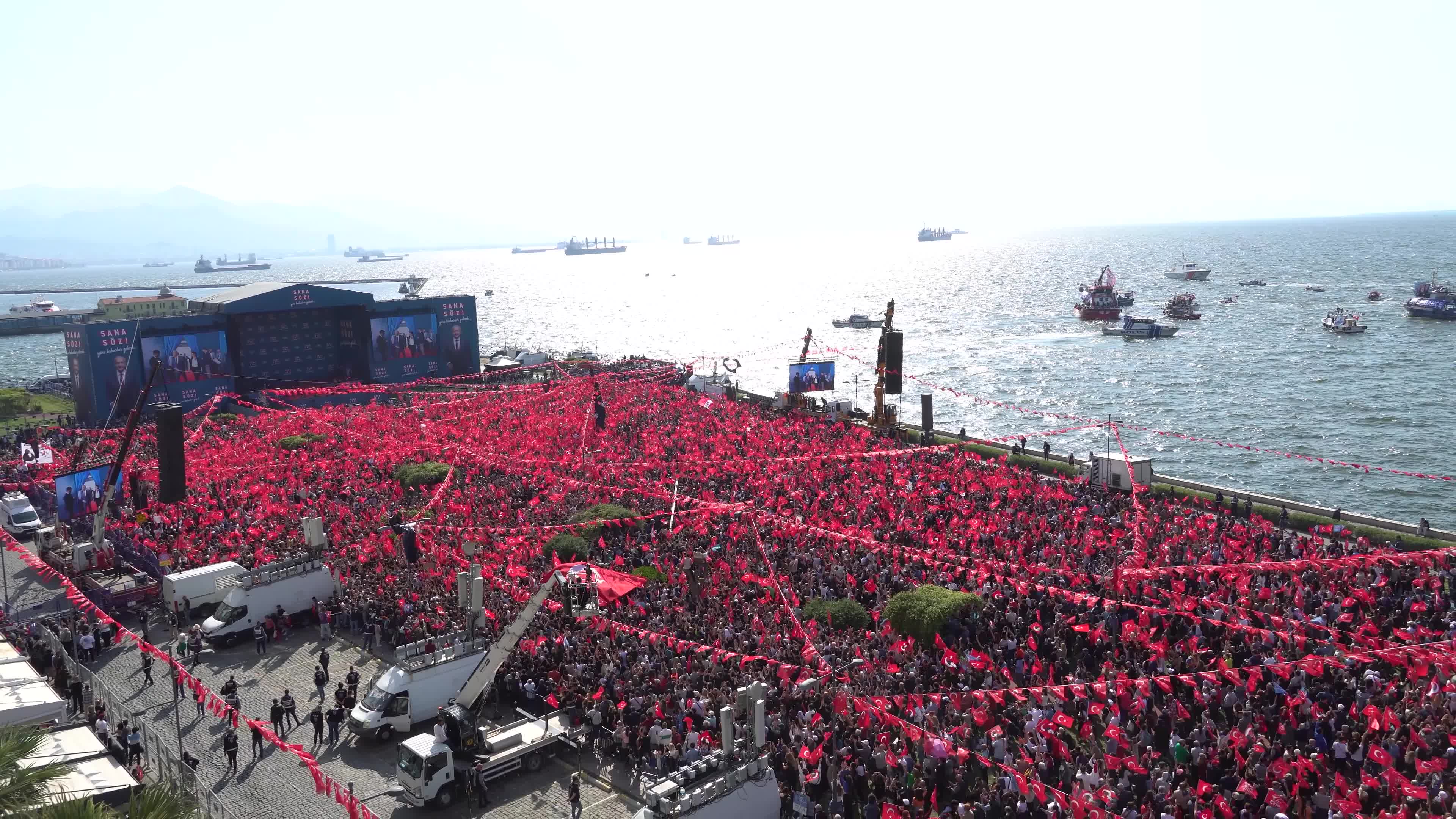 Nation Alliance rally in Gundogdu Square, Izmir, Turkey - 30 Apr 2023