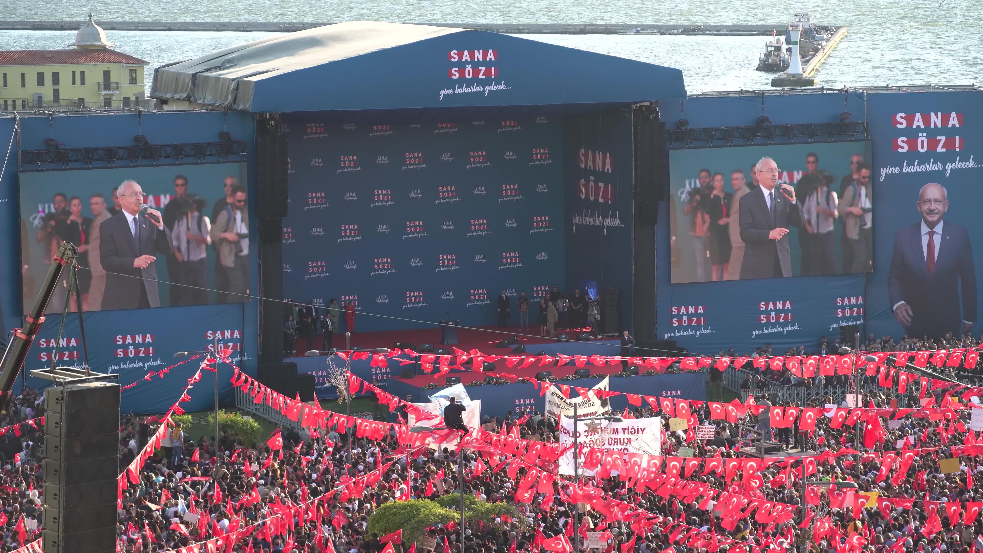 Nation Alliance rally in Gundogdu Square, Izmir, Turkey - 30 Apr 2023