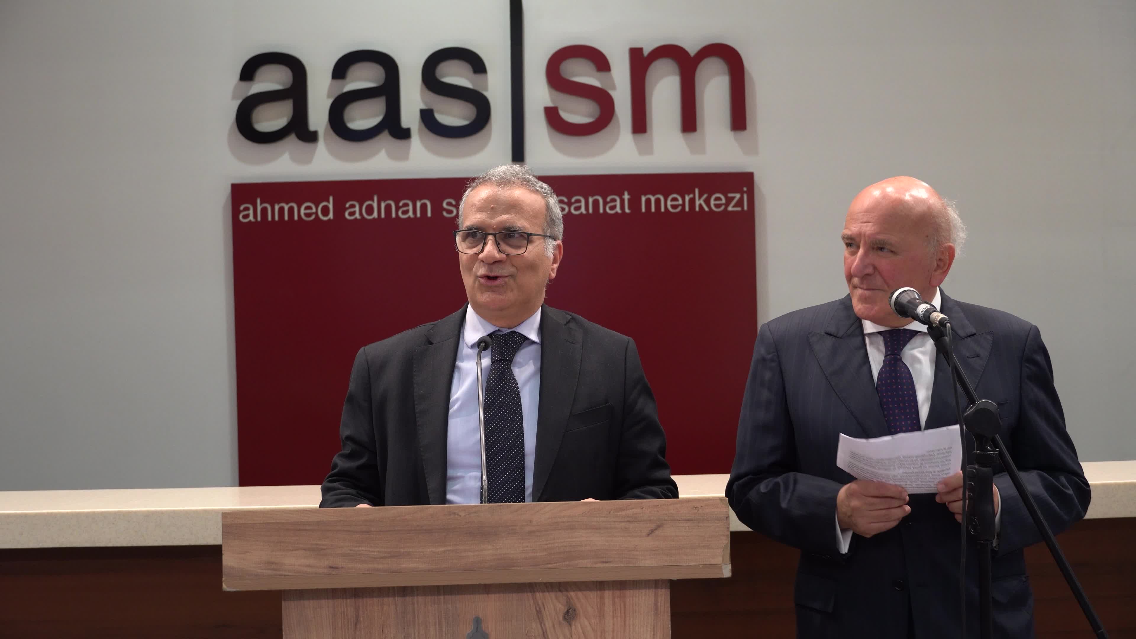 Italian art event with the participation of the ambassador of Italy, Izmir, Turkey 