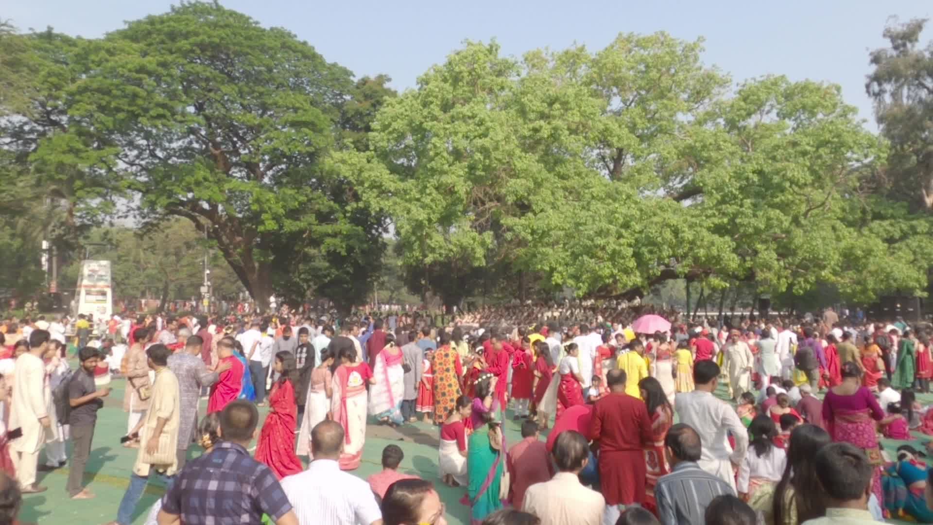 Bangladeshi people celebrate Bengali New Year's Day