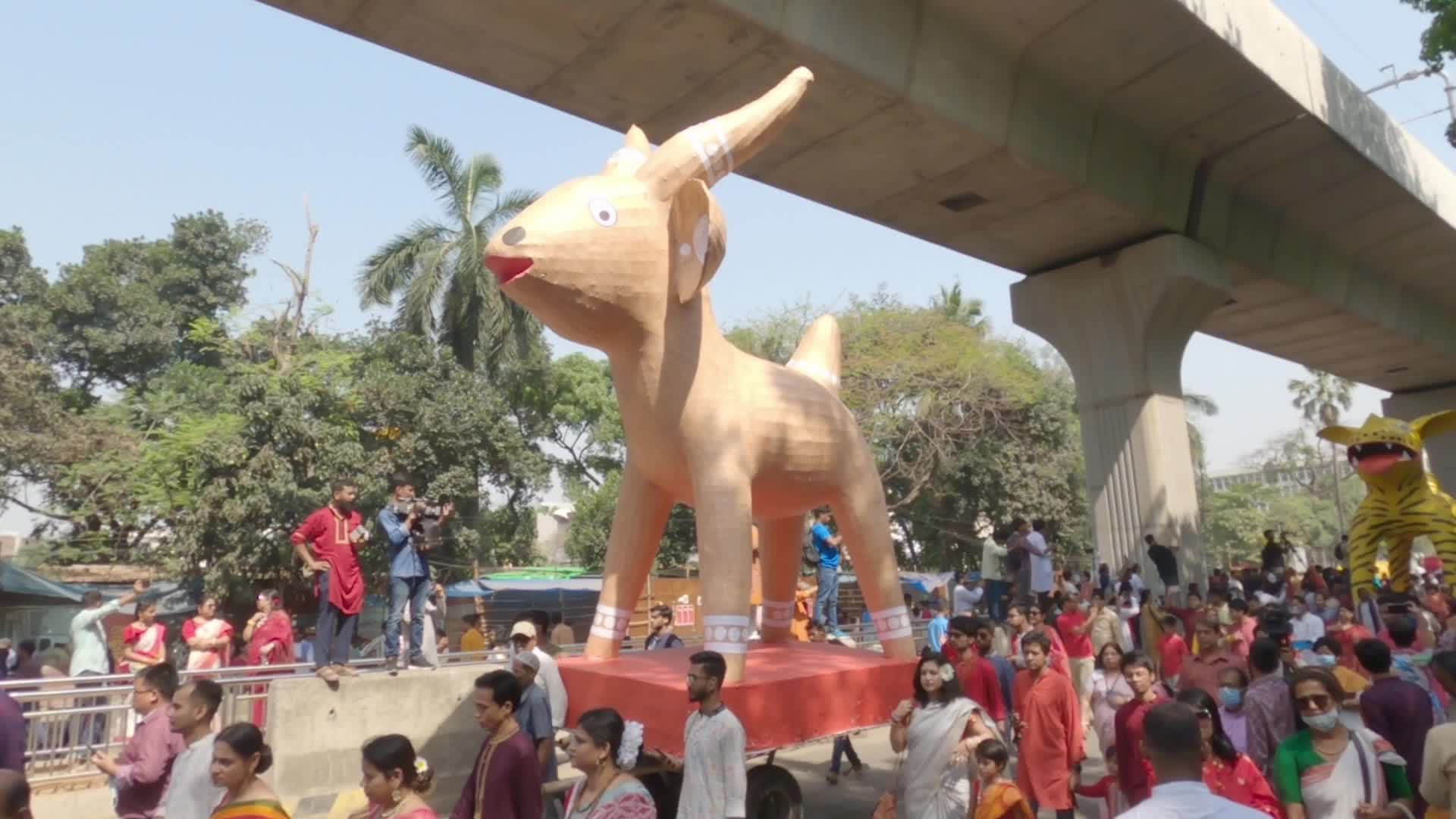 Bangladeshi people celebrate Bengali New Year's Day