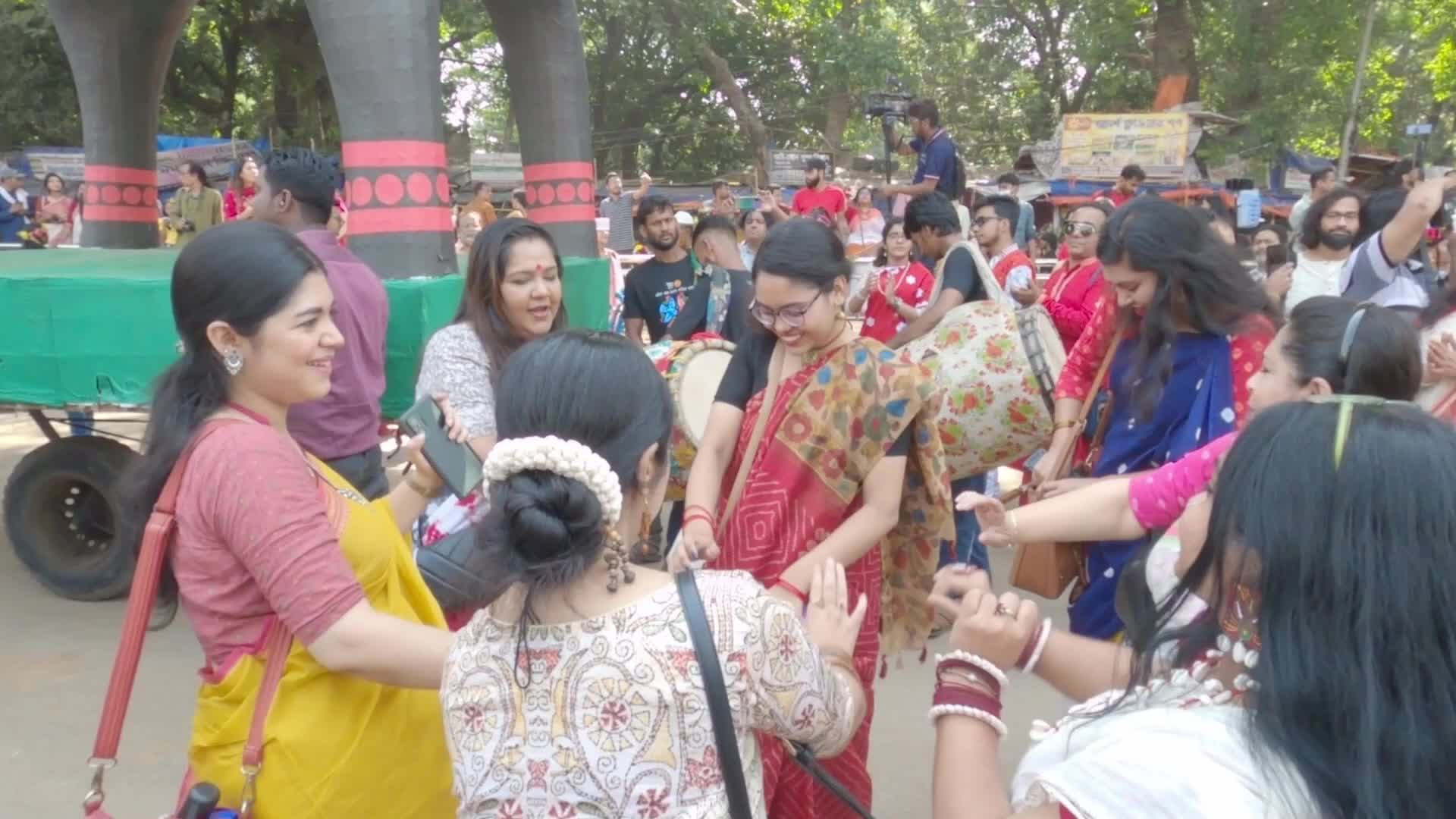 Bangladeshi people celebrate Bengali New Year's Day