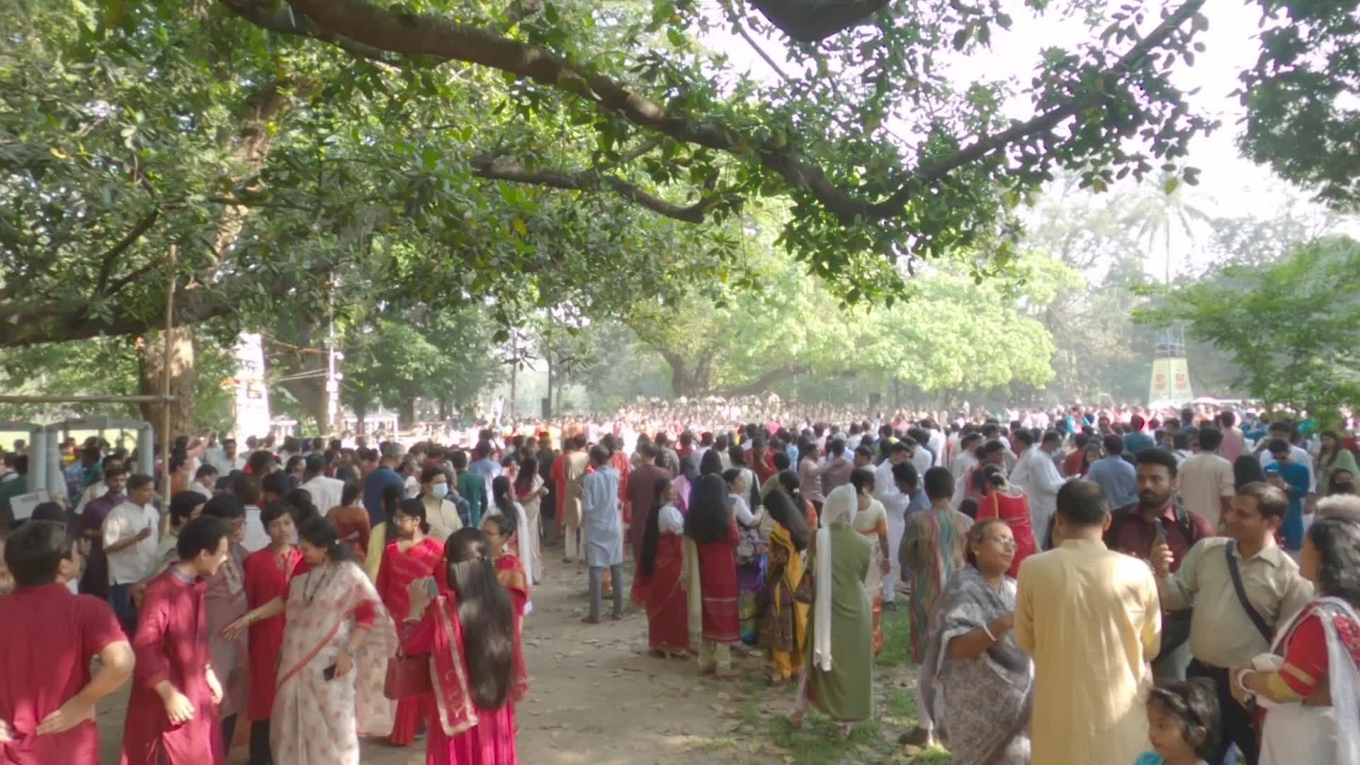 Bangladeshi people celebrate Bengali New Year's Day