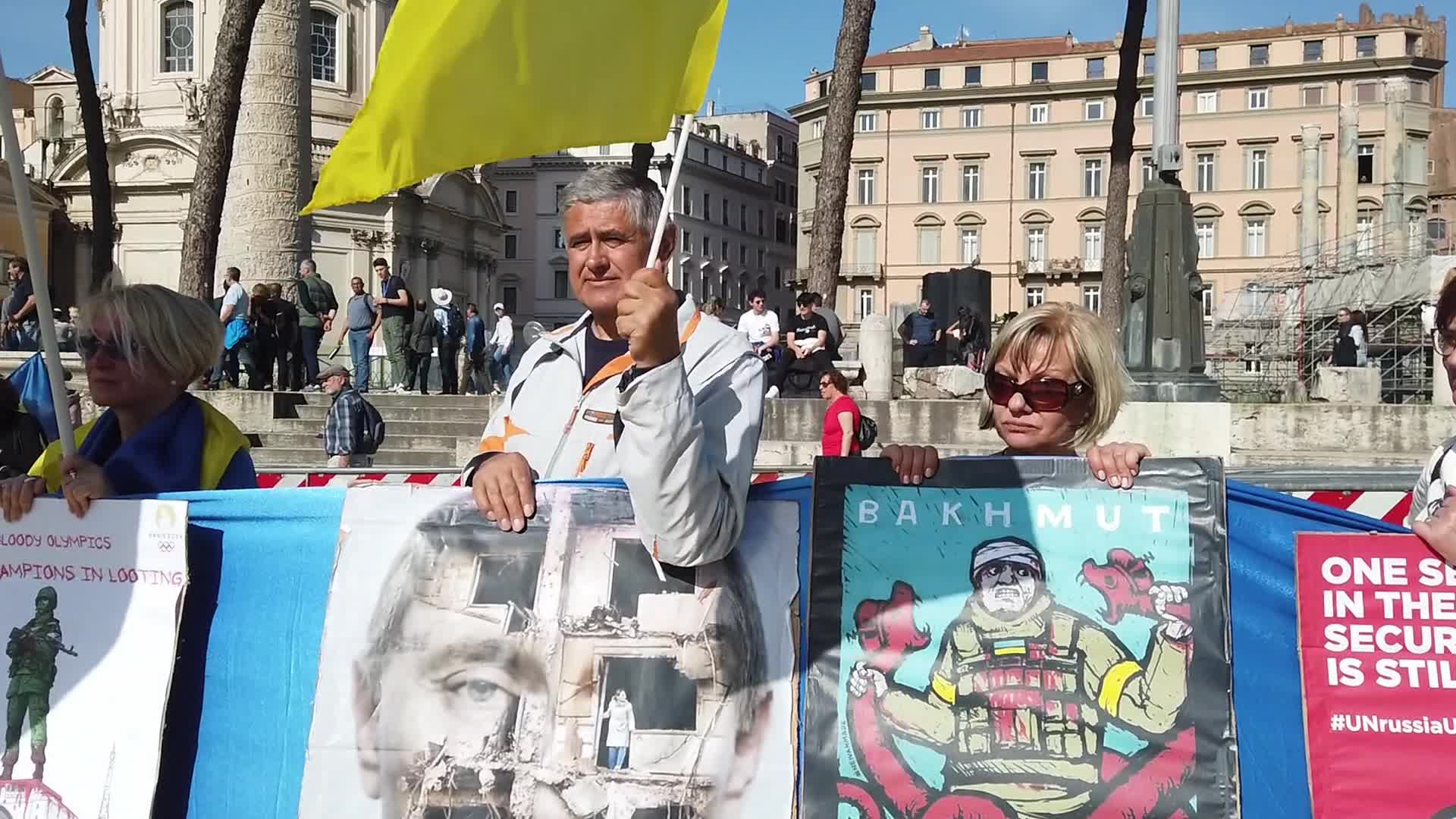 Protest In Rome Against The War In Ukraine