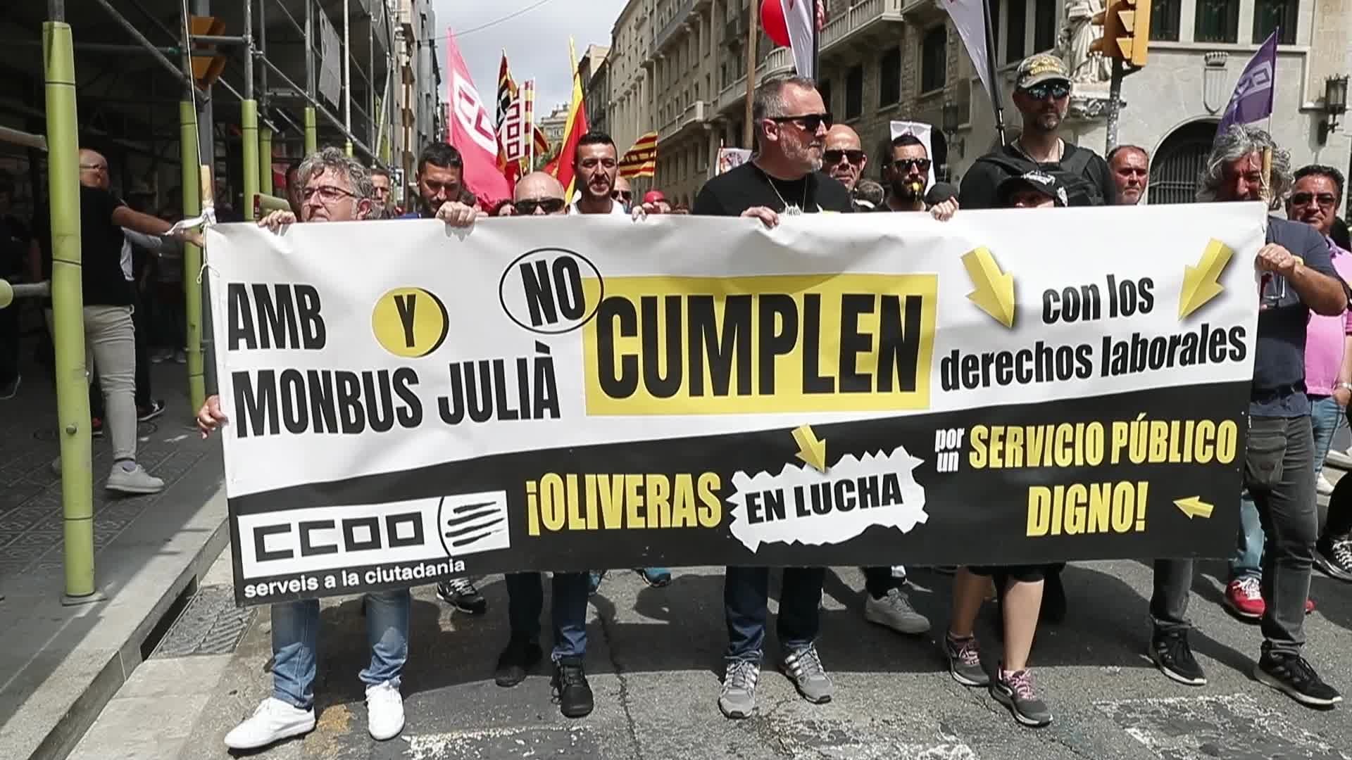 Workers Day demonstration in Barcelona