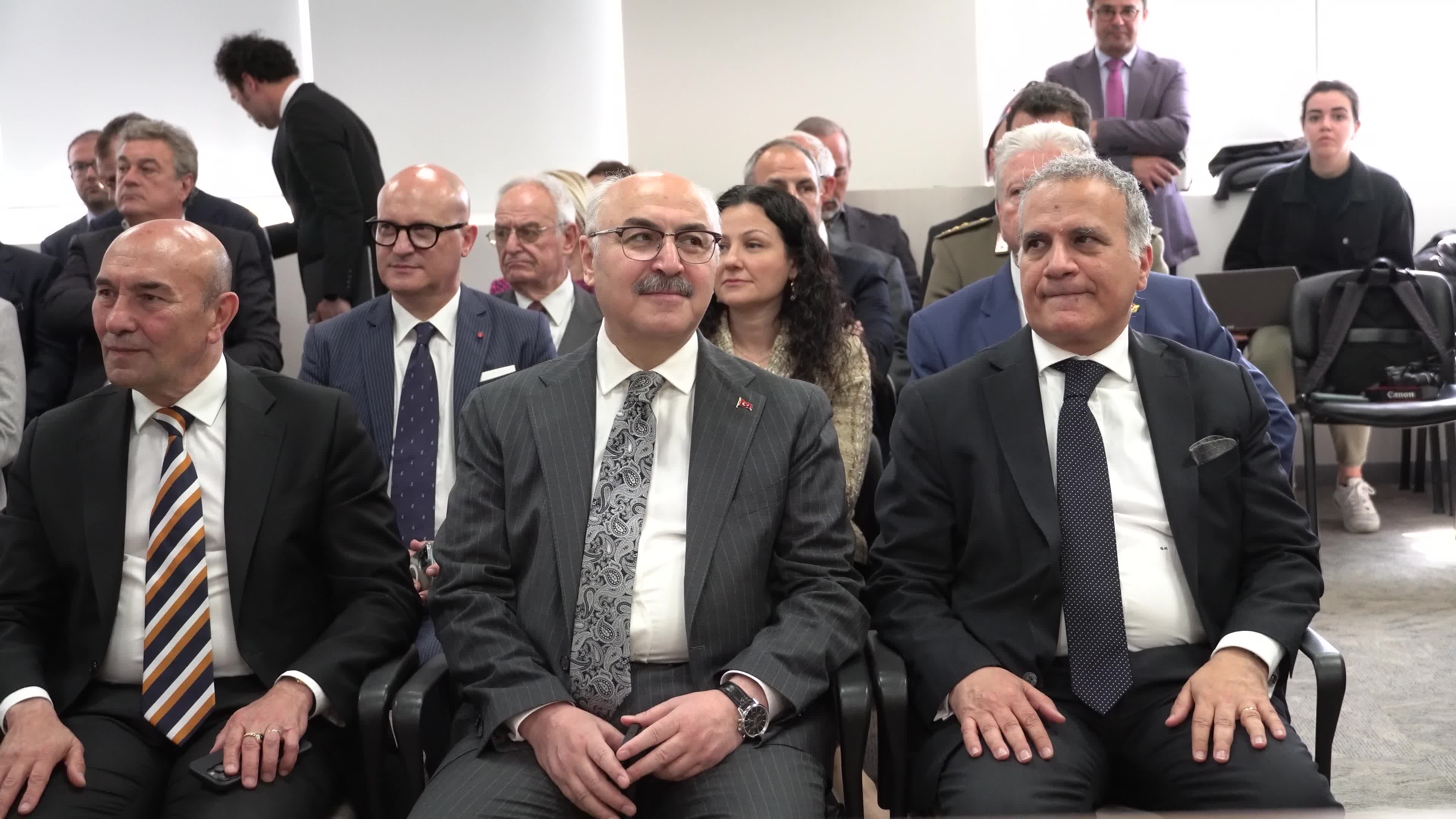 Italian Consulate opening ceremony with ambassador of Italy and Governor of Izmir, Turkey 
