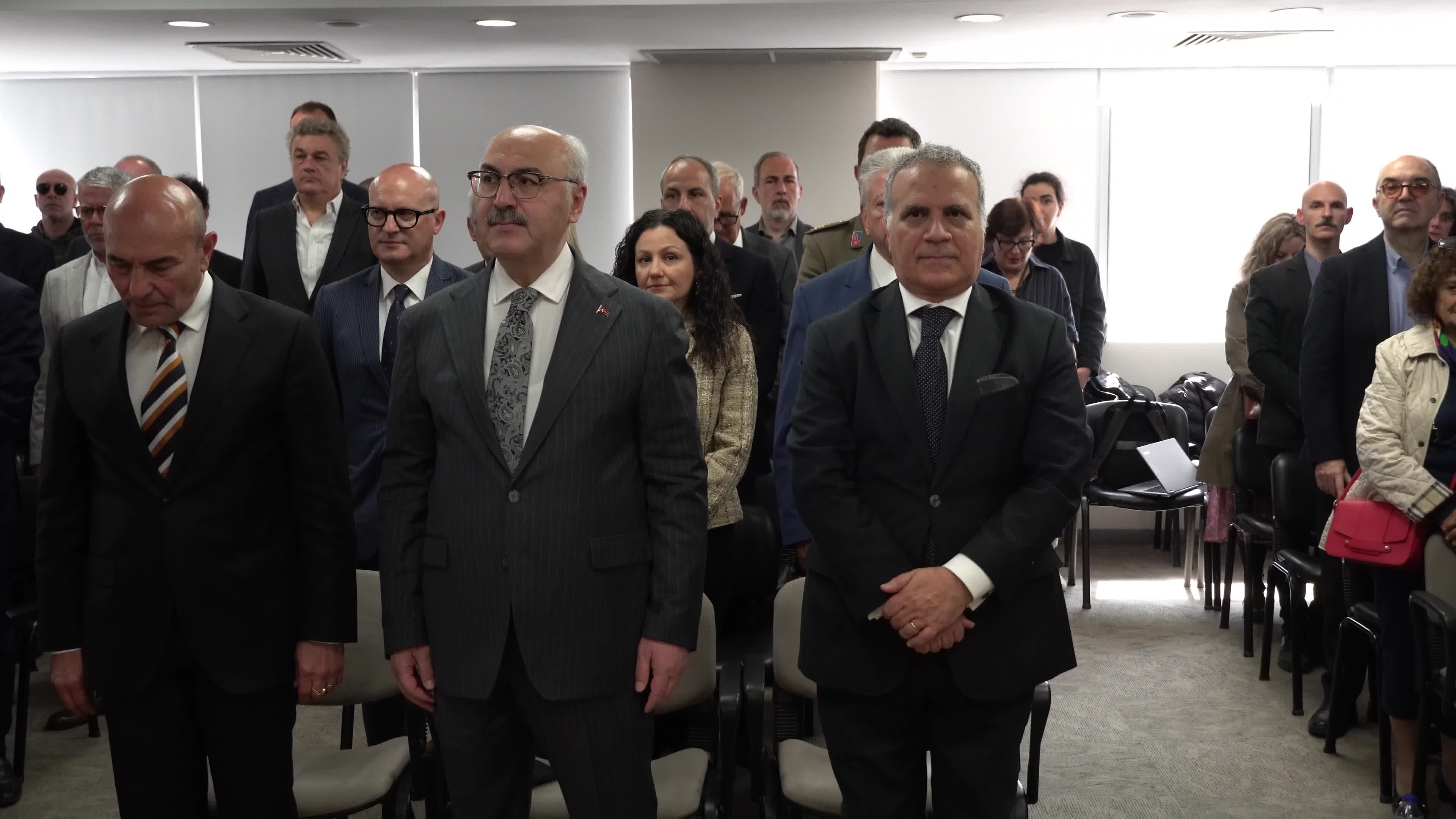 Italian Consulate opening ceremony with ambassador of Italy and Governor of Izmir, Turkey 