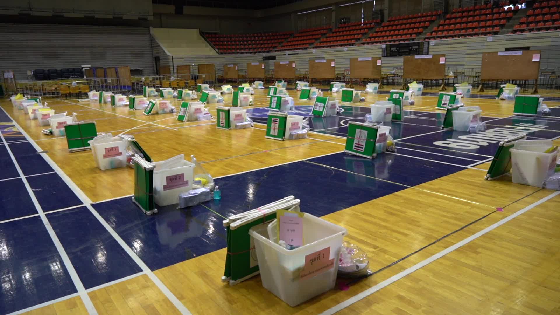 Preparation Advance Voting For The Election in Thailand.