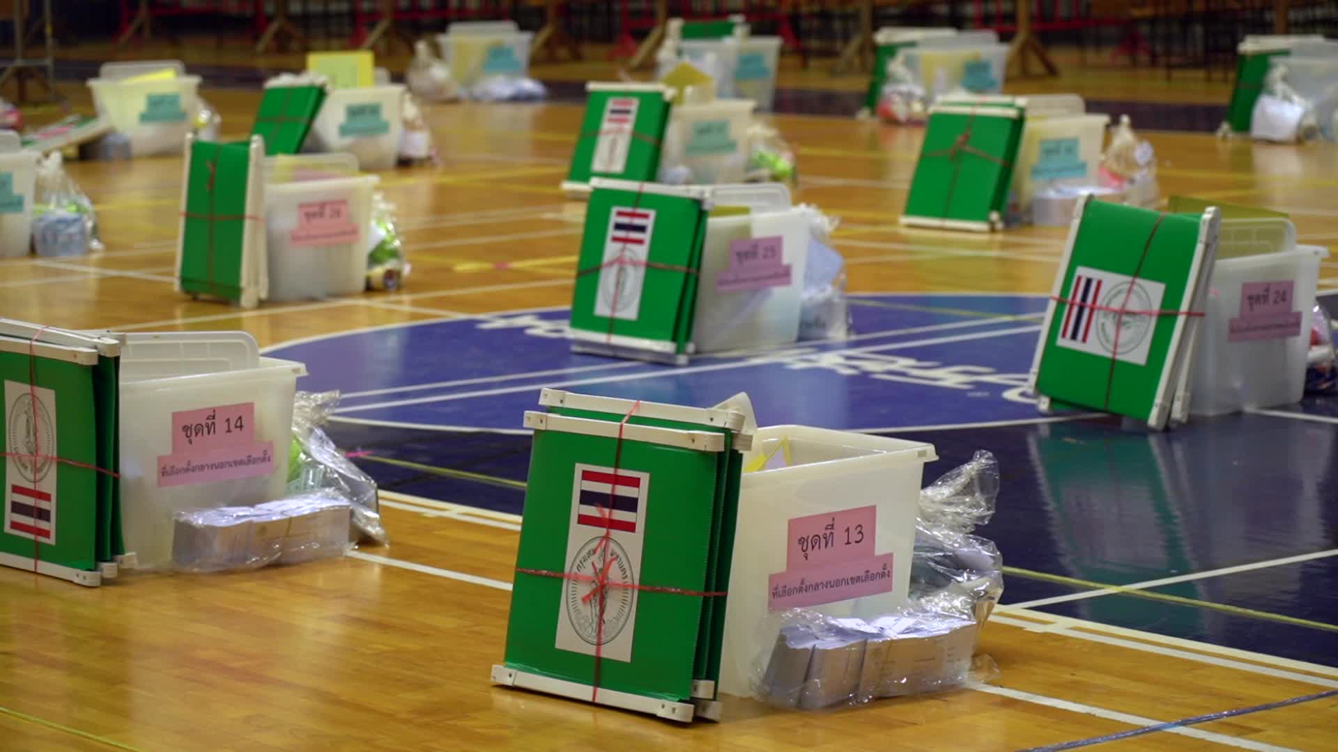 Preparation Advance Voting For The Election in Thailand.
