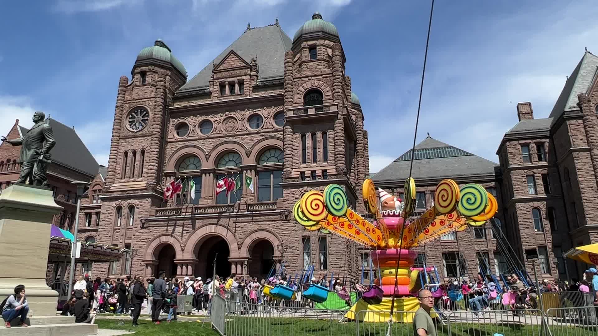 Canadians celebrate the coronation of King Charles III