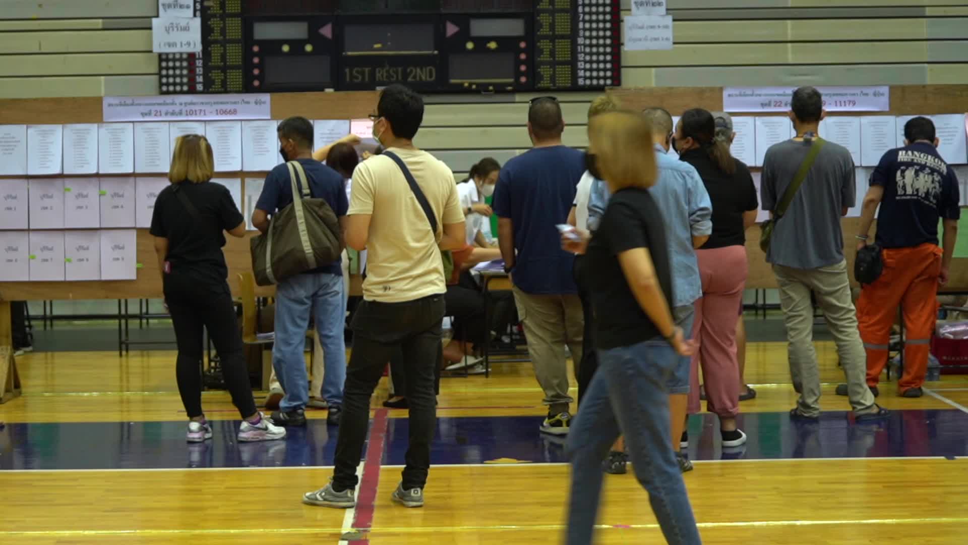Advance Voting Ahead of Election in Bangkok, Thailand 2023.