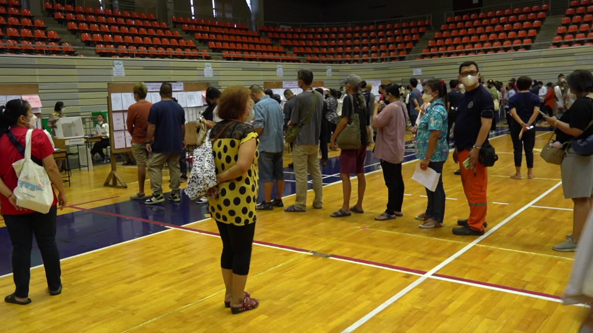 Advance Voting Ahead of Election in Bangkok, Thailand 2023.
