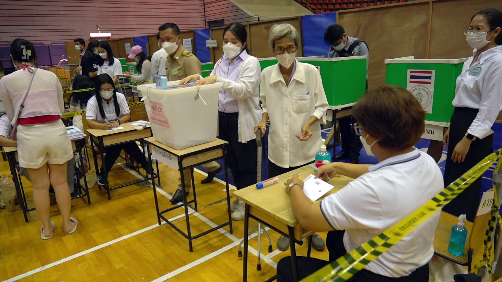 Advance Voting Ahead of Election in Bangkok, Thailand 2023.