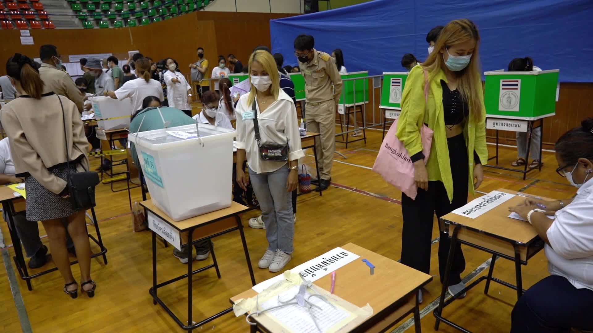 Advance Voting Ahead of Election in Bangkok, Thailand 2023.