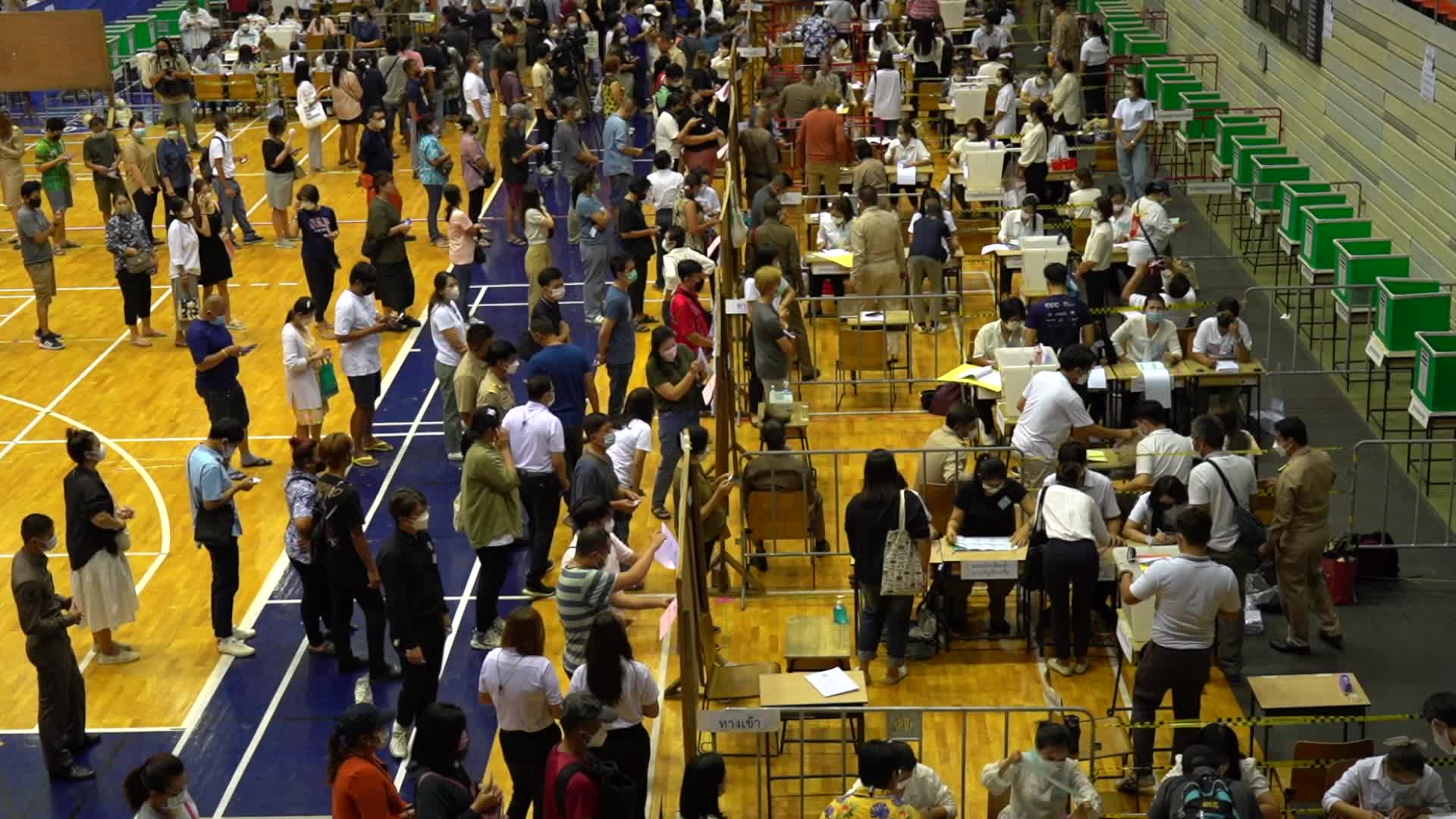 Advance Voting Ahead of Election in Bangkok, Thailand 2023.