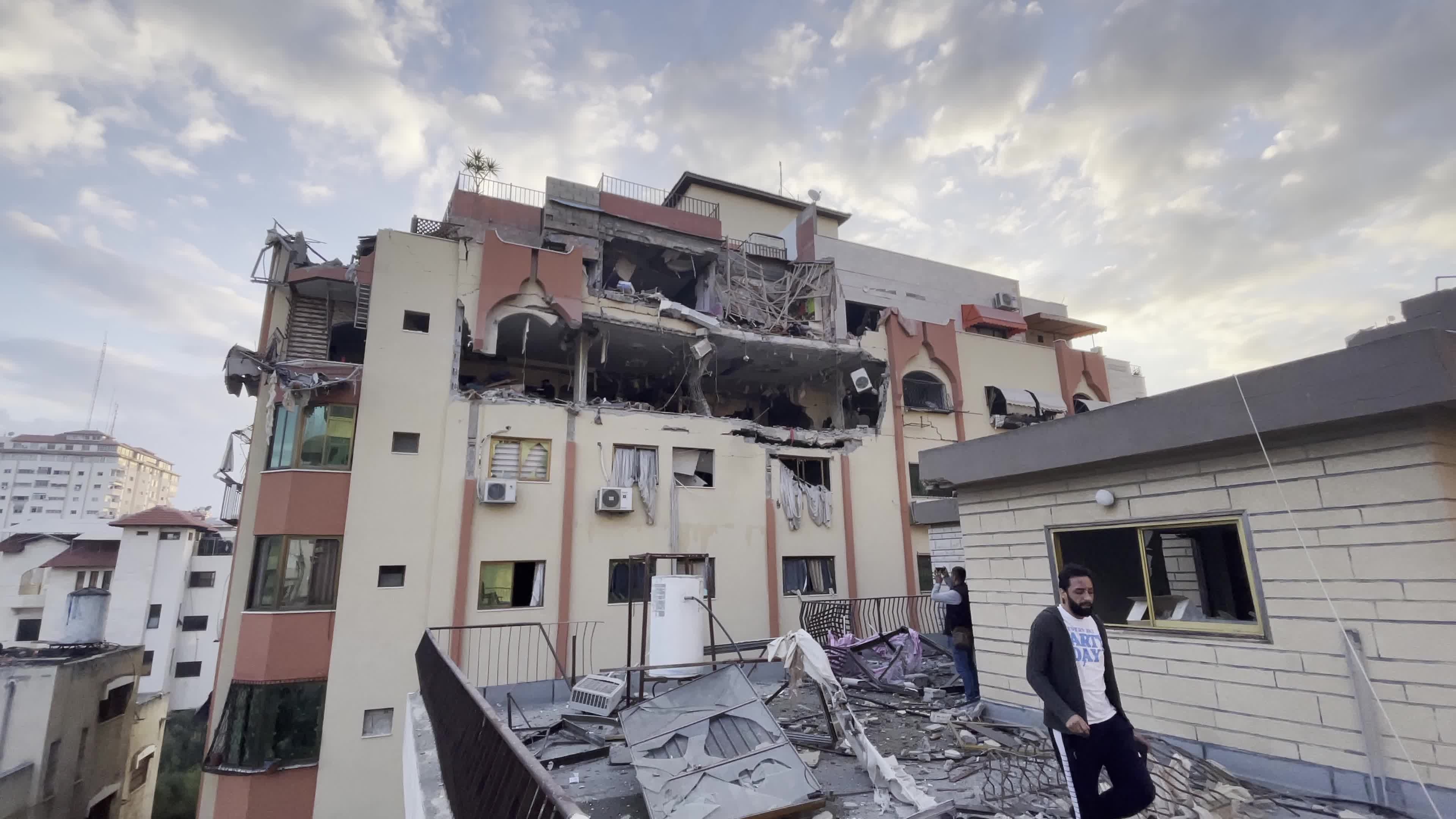 Israeli strikes in Gaza kill 12, including three leaders of armed group