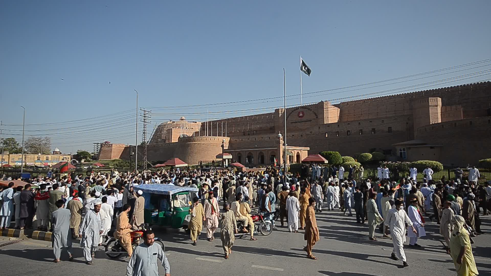 Protests against the arrest of former PM and PTI chairman Khan in Pakistan