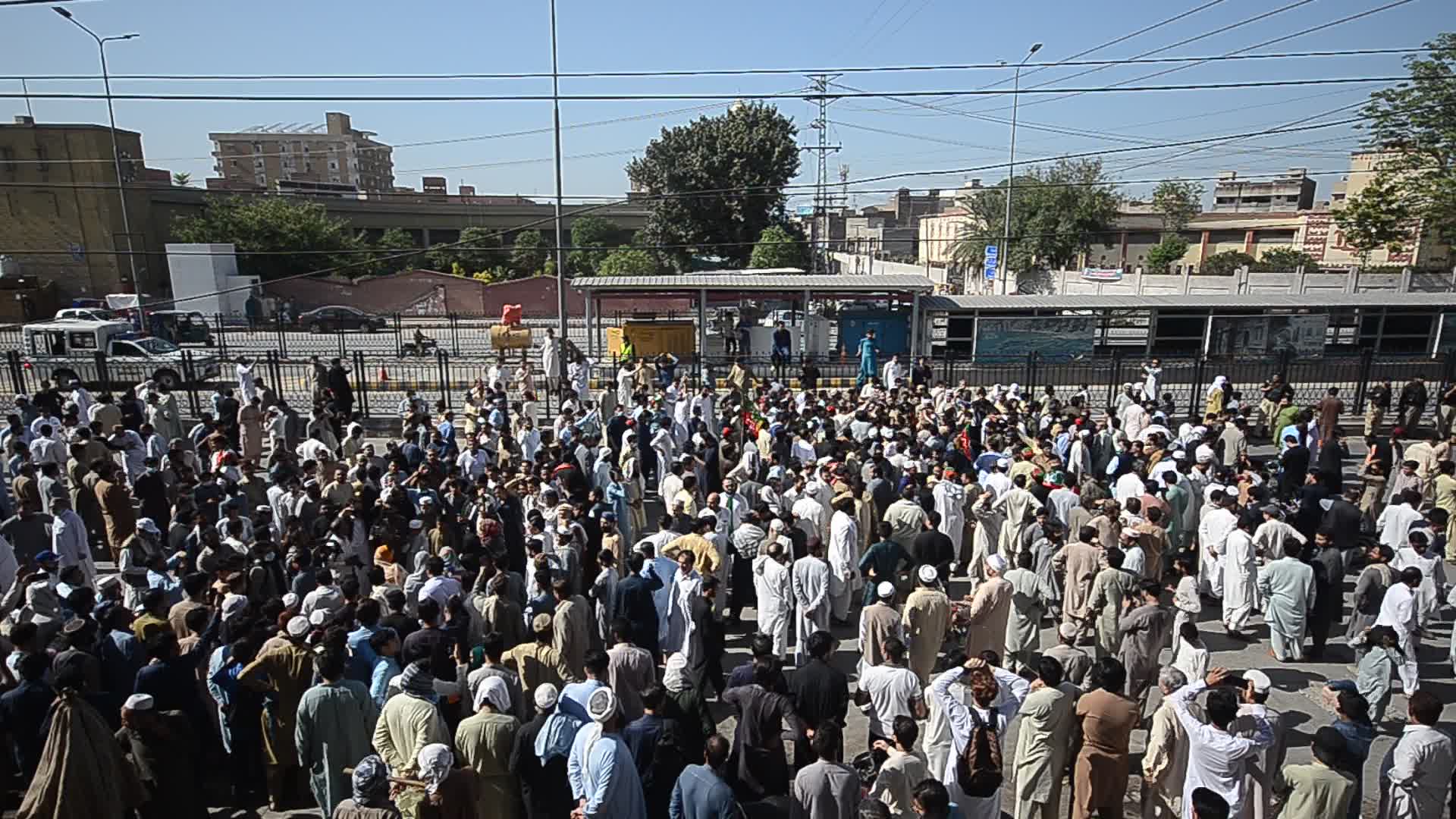 Protests against the arrest of former PM and PTI chairman Khan in Pakistan