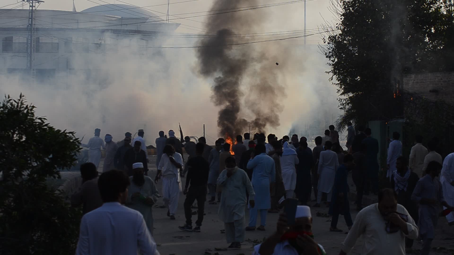 Protests against the arrest of former PM and PTI chairman Khan in Pakistan