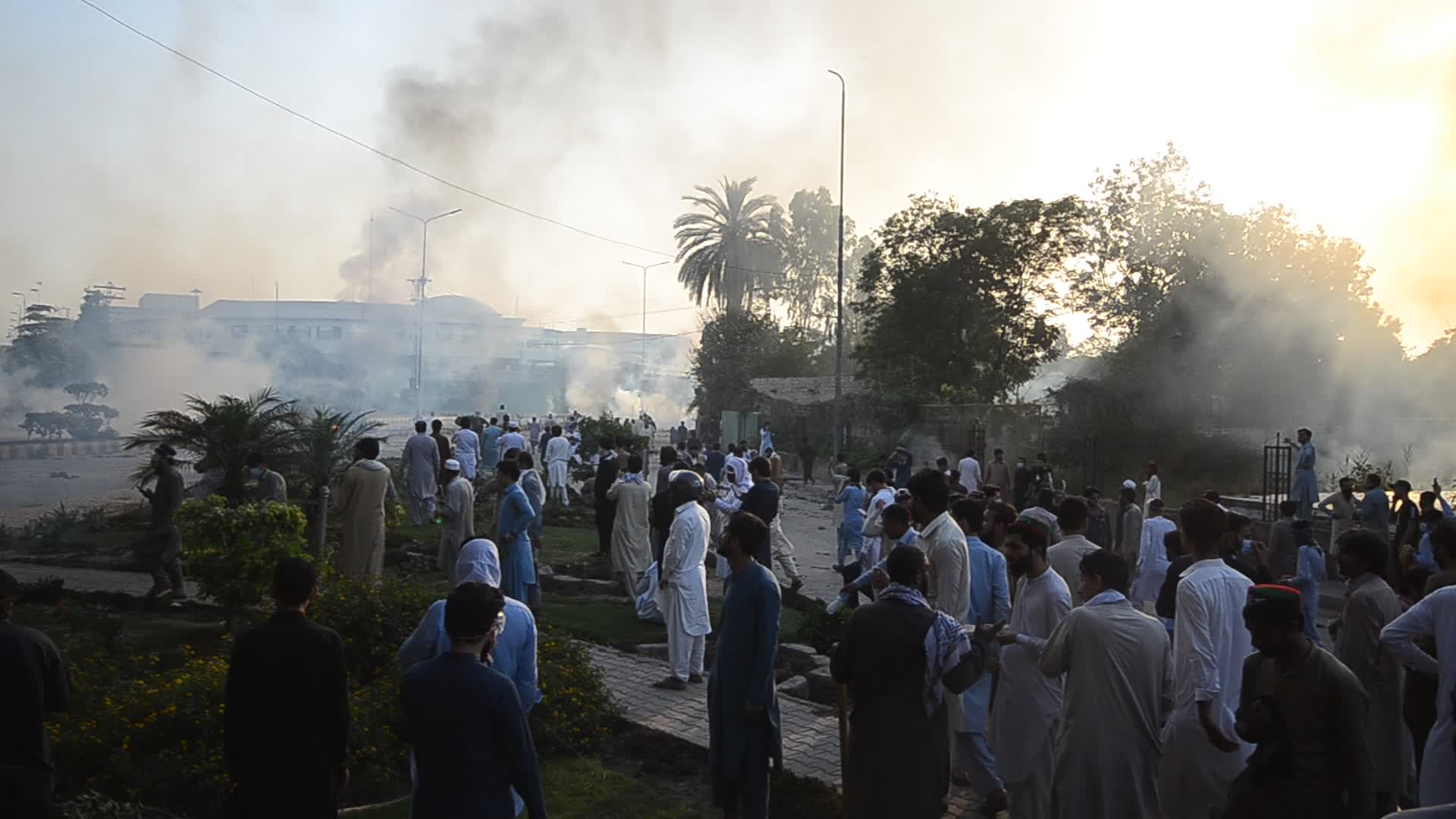 Protests against the arrest of former PM and PTI chairman Khan in Pakistan