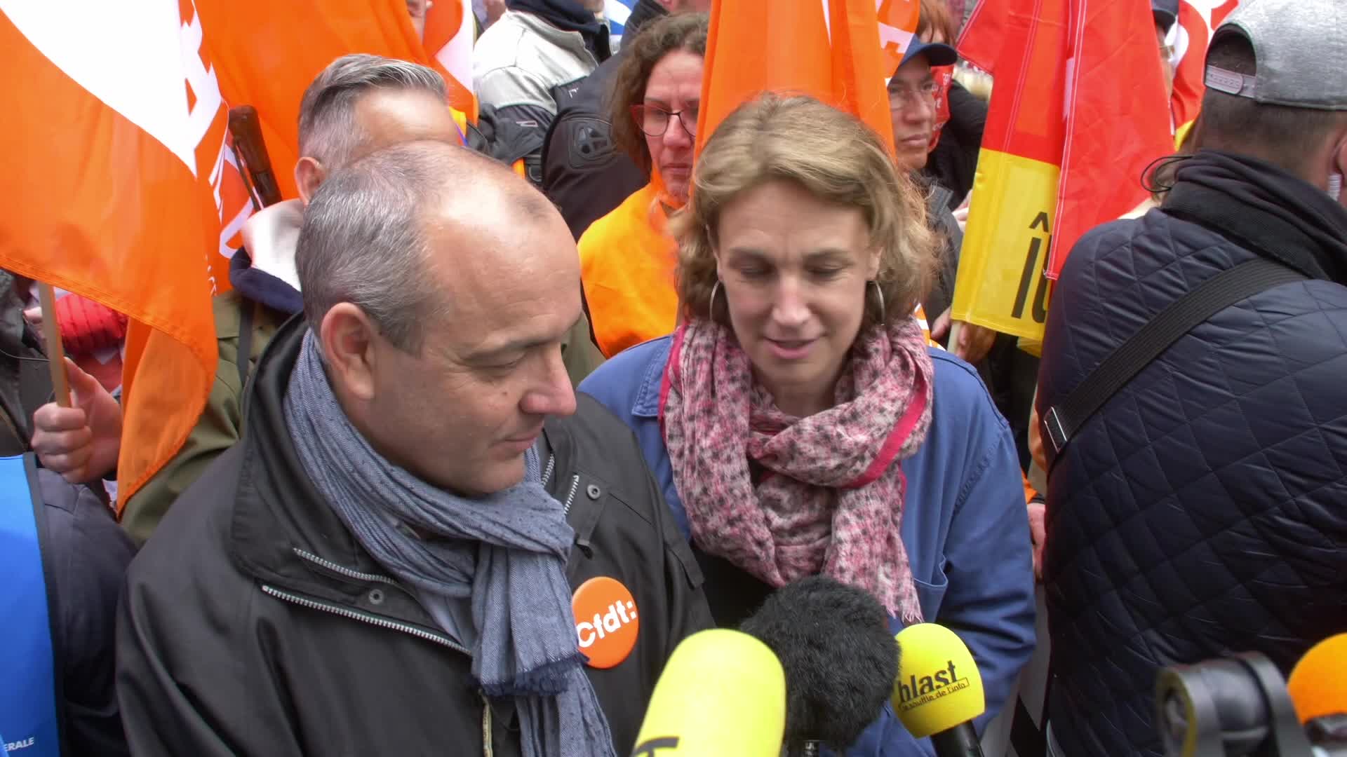 Clashes at the 1 May rally in Paris, France