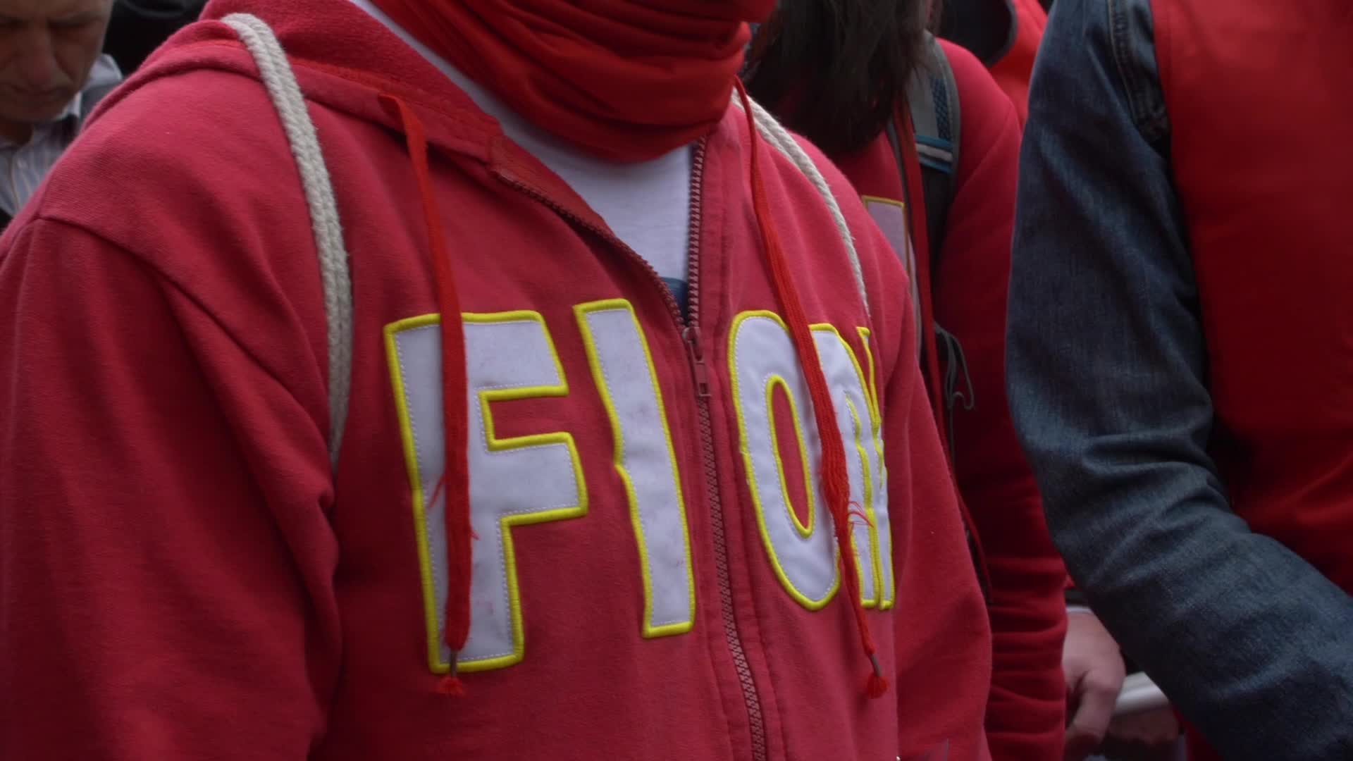 Clashes at the 1 May rally in Paris, France