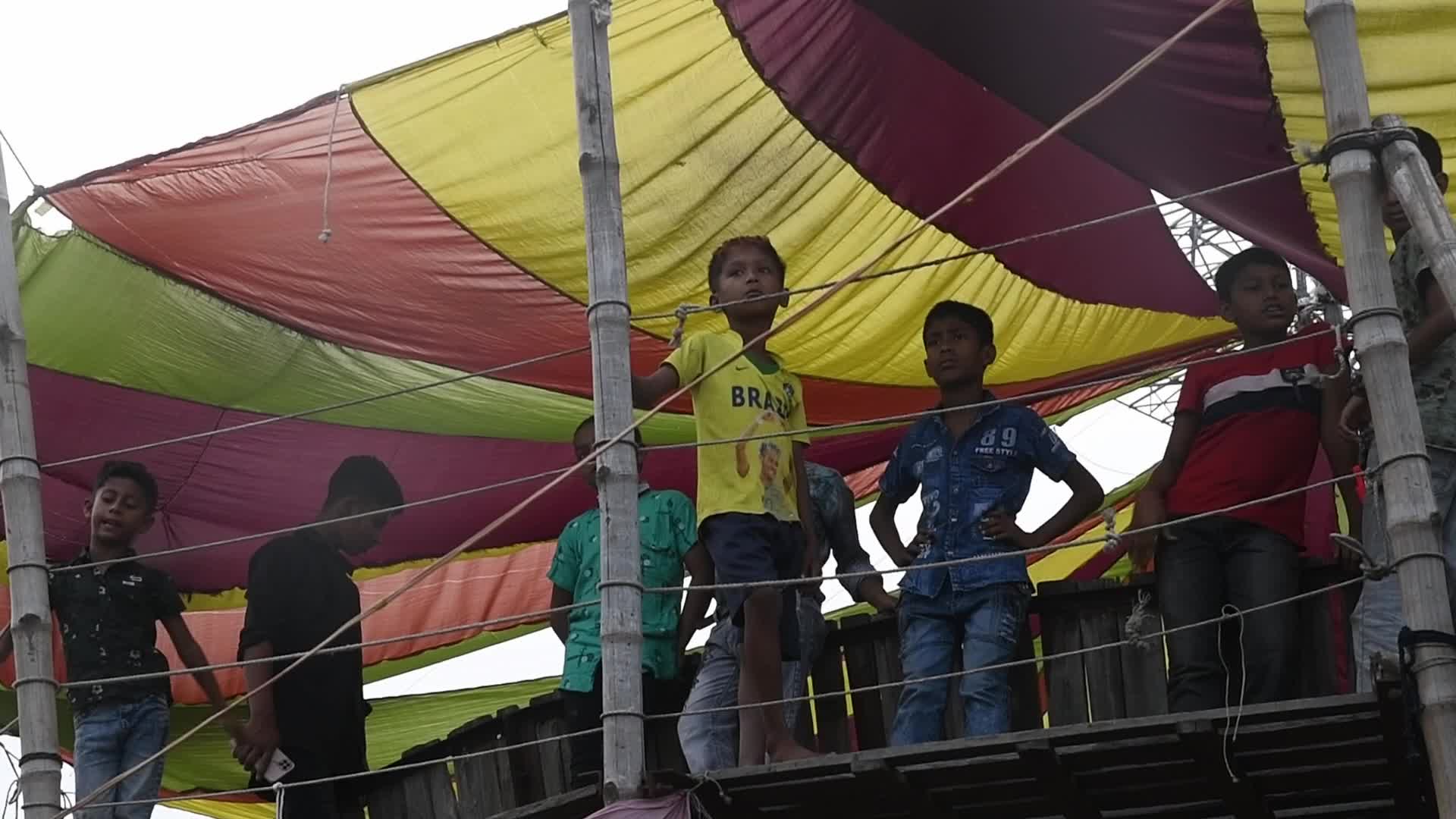 Traditional Bike Stunt Show In Dhaka