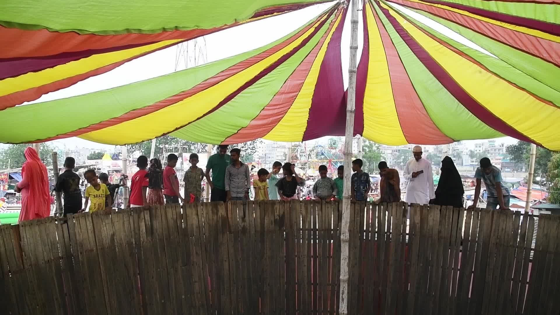 Traditional Bike Stunt Show In Dhaka