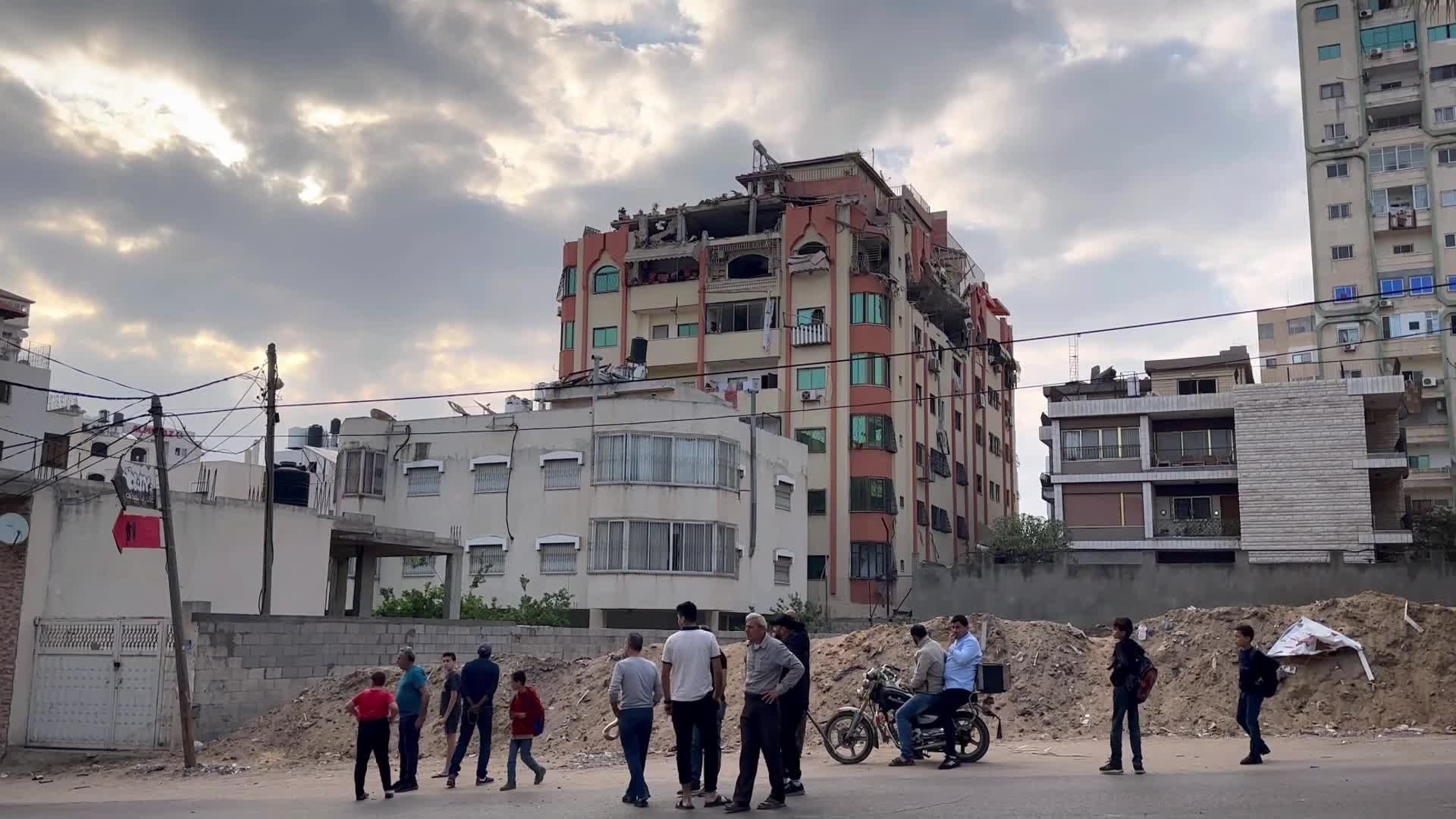Israeli strikes in Gaza kill 12, including three leaders of armed group