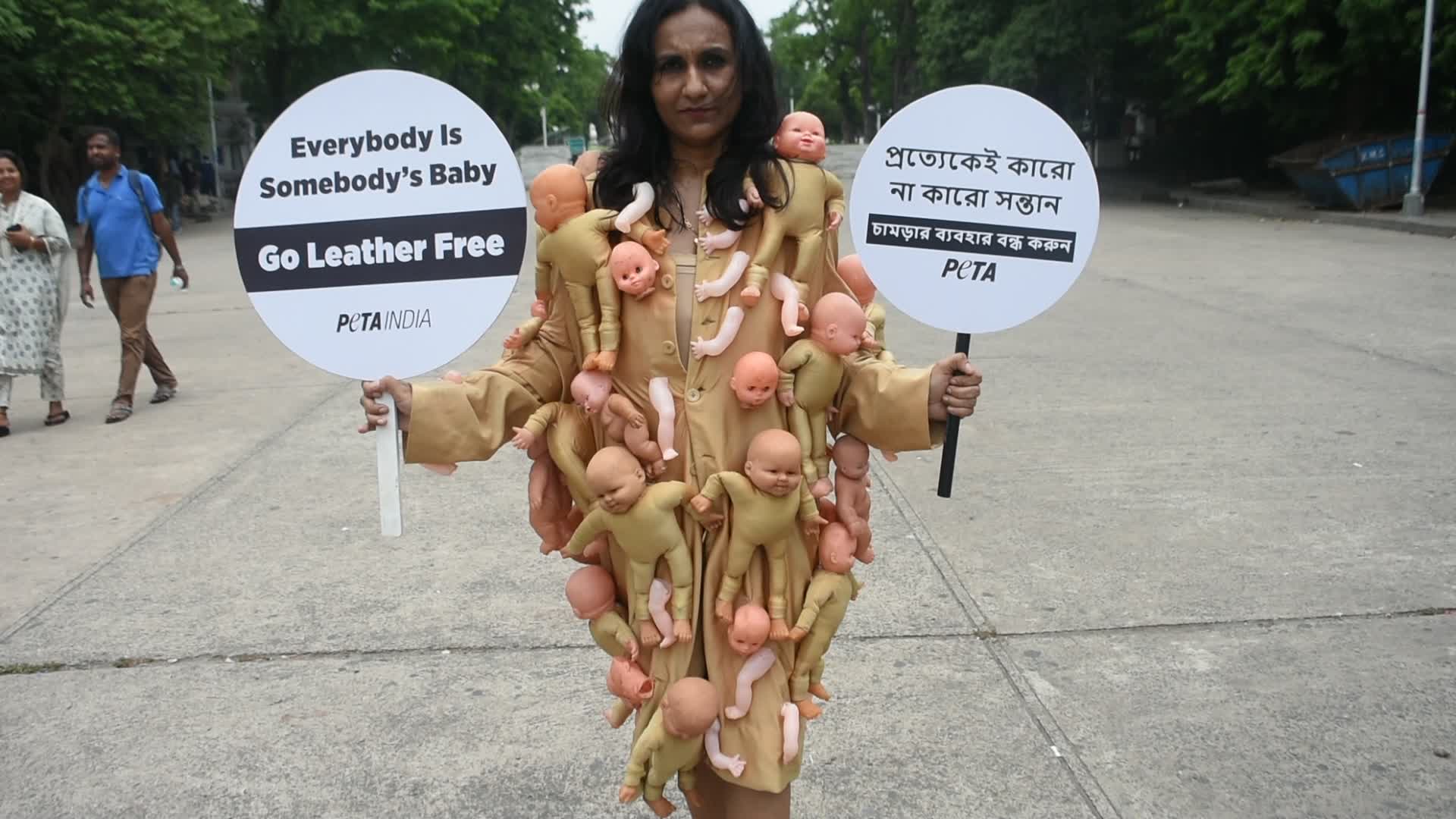 PETA Protest in Kolkata.