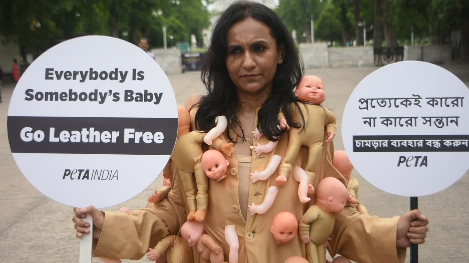 PETA Protest in Kolkata.