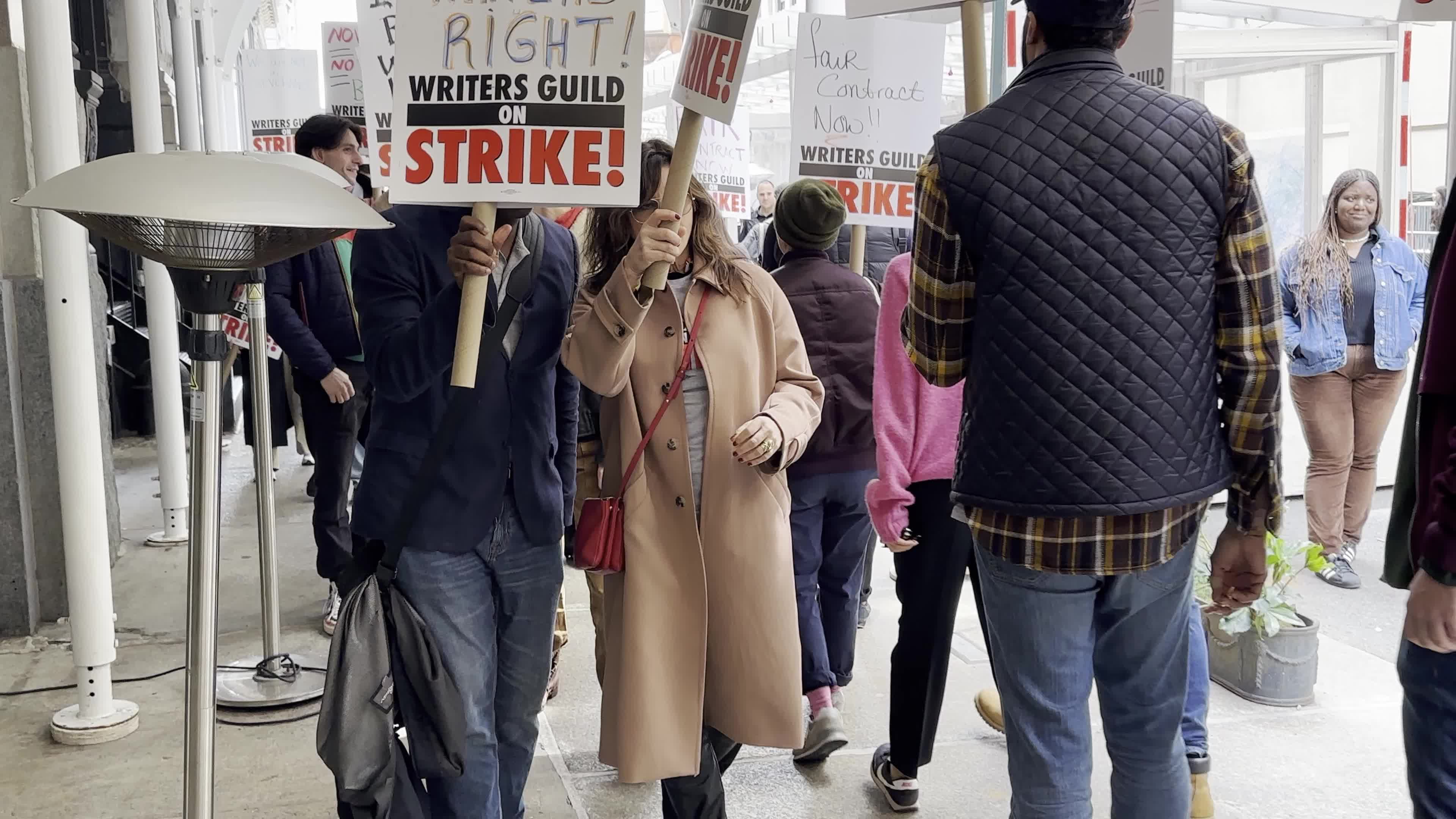 Writers Guild of America Strike in NYC