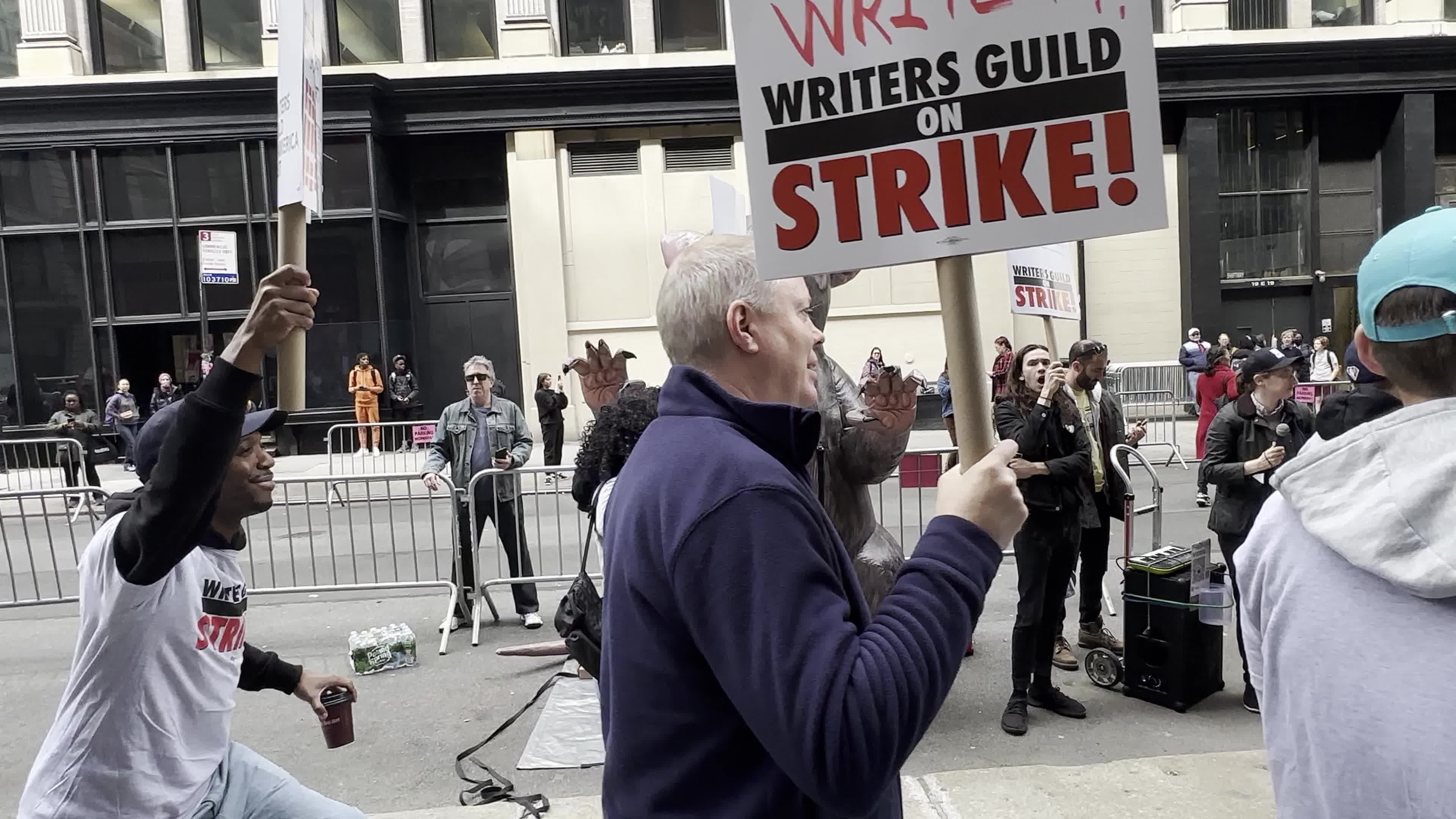Writers Guild of America Strike in NYC