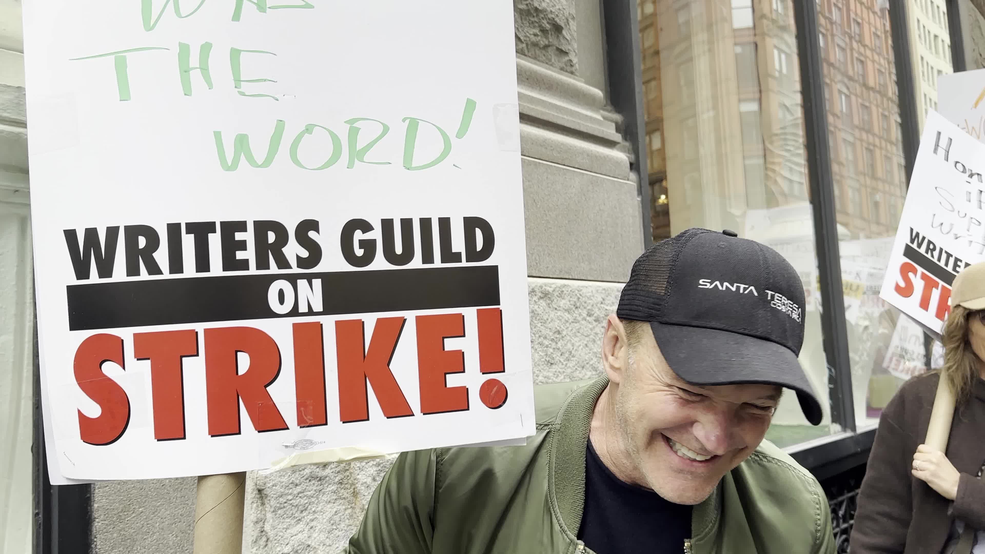 Writers Guild of America Strike in NYC