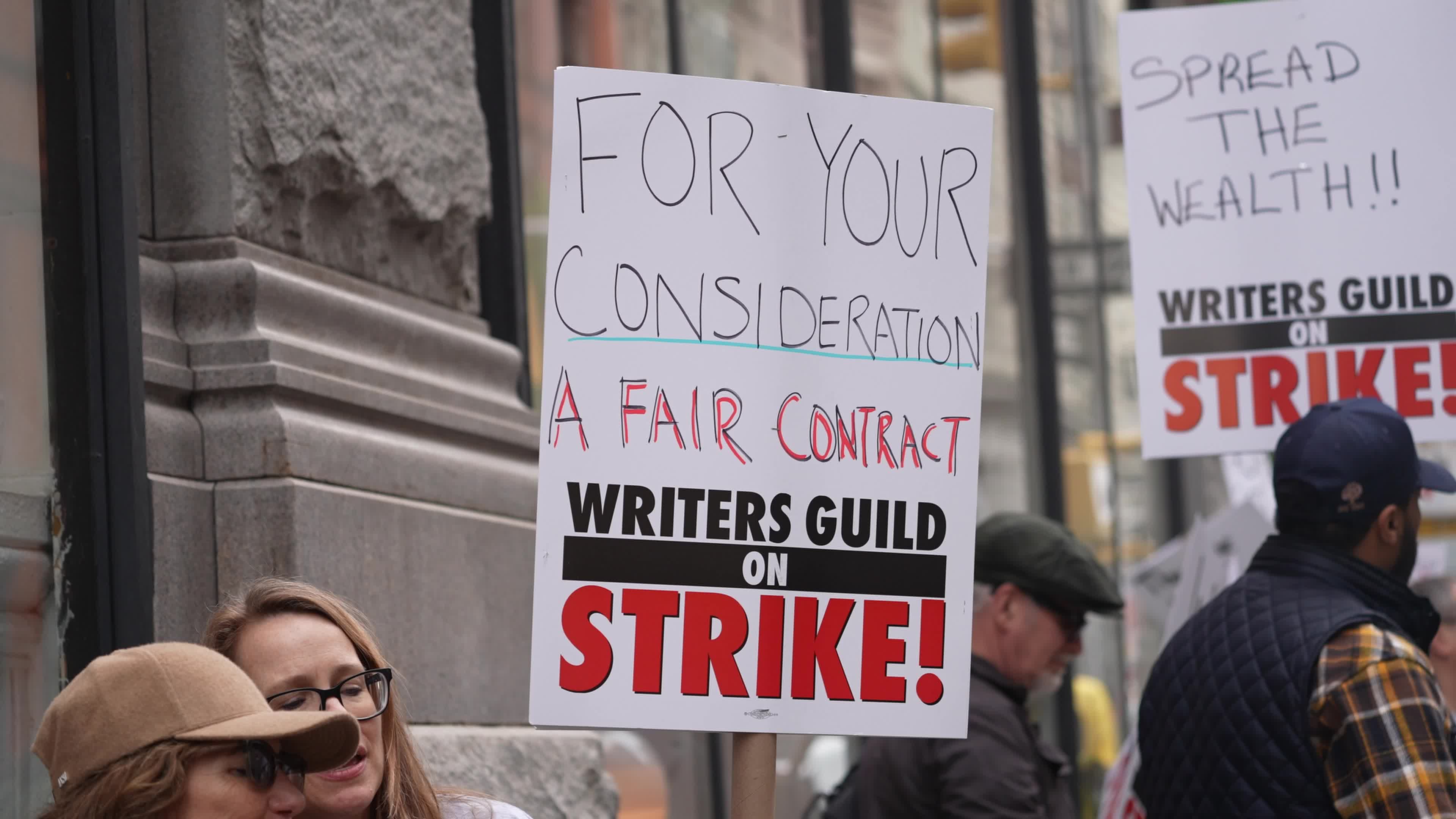 Writers Guild of America Strike in NYC